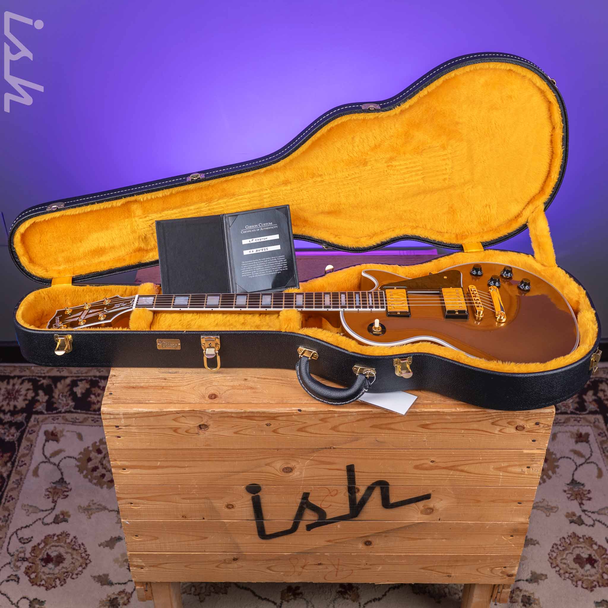 2023 Gibson Les Paul Custom Double Gold - Gold Hardware - Image 11