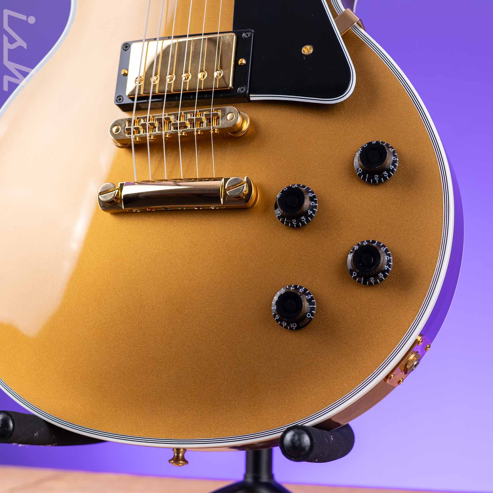 2023 Gibson Les Paul Custom Double Gold - Gold Hardware - Image 4