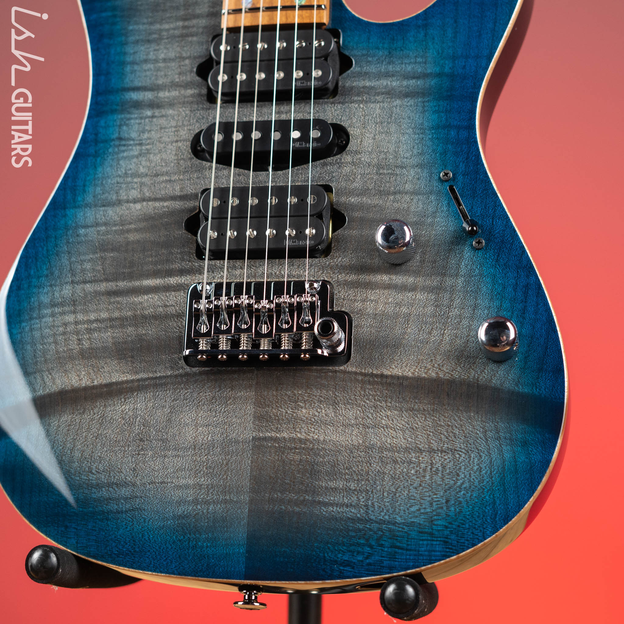 Ibanez AZ2407F Prestige Electric Guitar Sodalite Demo - Image 4