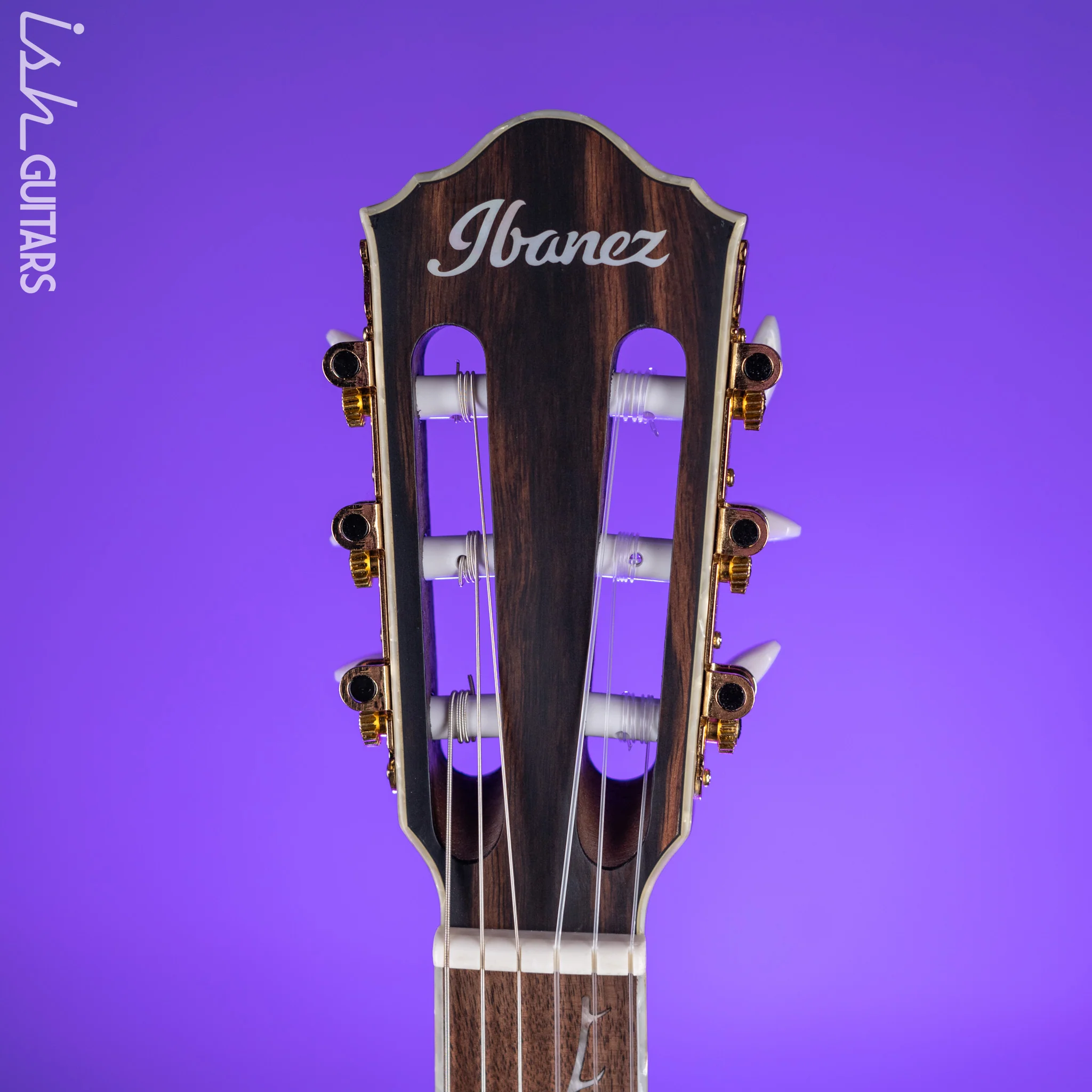 Ibanez TOD10N Tim Henson Signature Nylon Acoustic-Electric Guitar Transparent Black Flat - Image 7