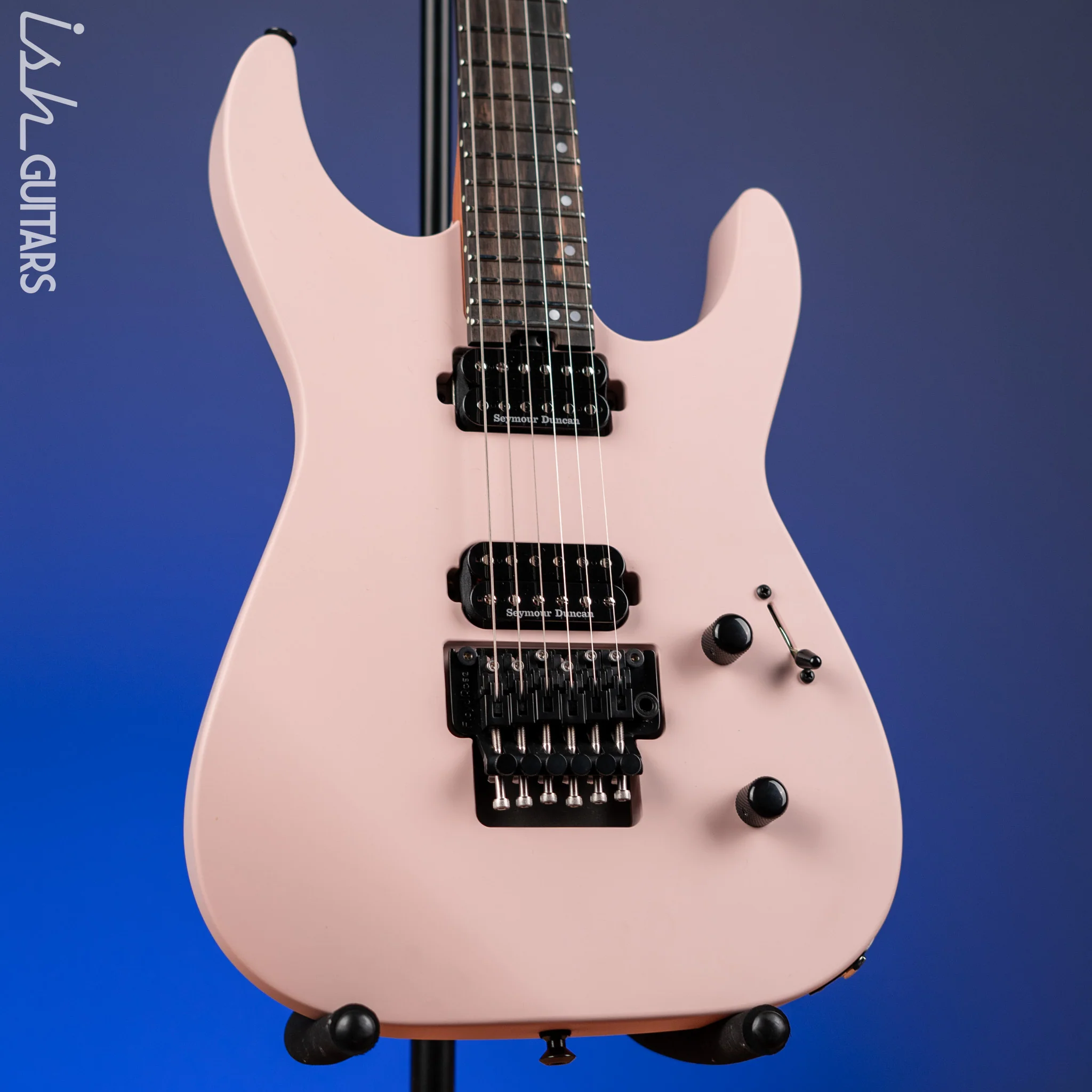 Jackson American Series Virtuoso Electric Guitar Satin Shell Pink Demo