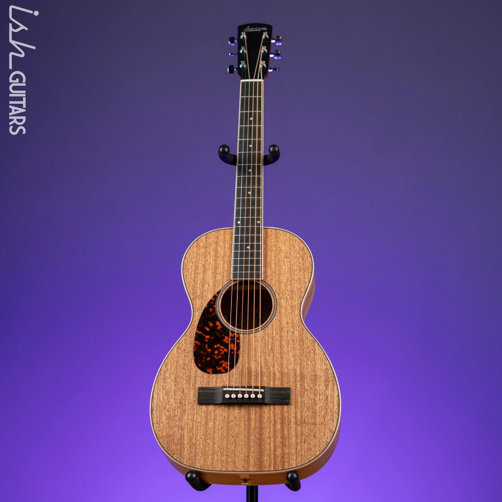 2023 Larrivee P-03 Mahogany Lefty Parlor Guitar Natural - Image 2