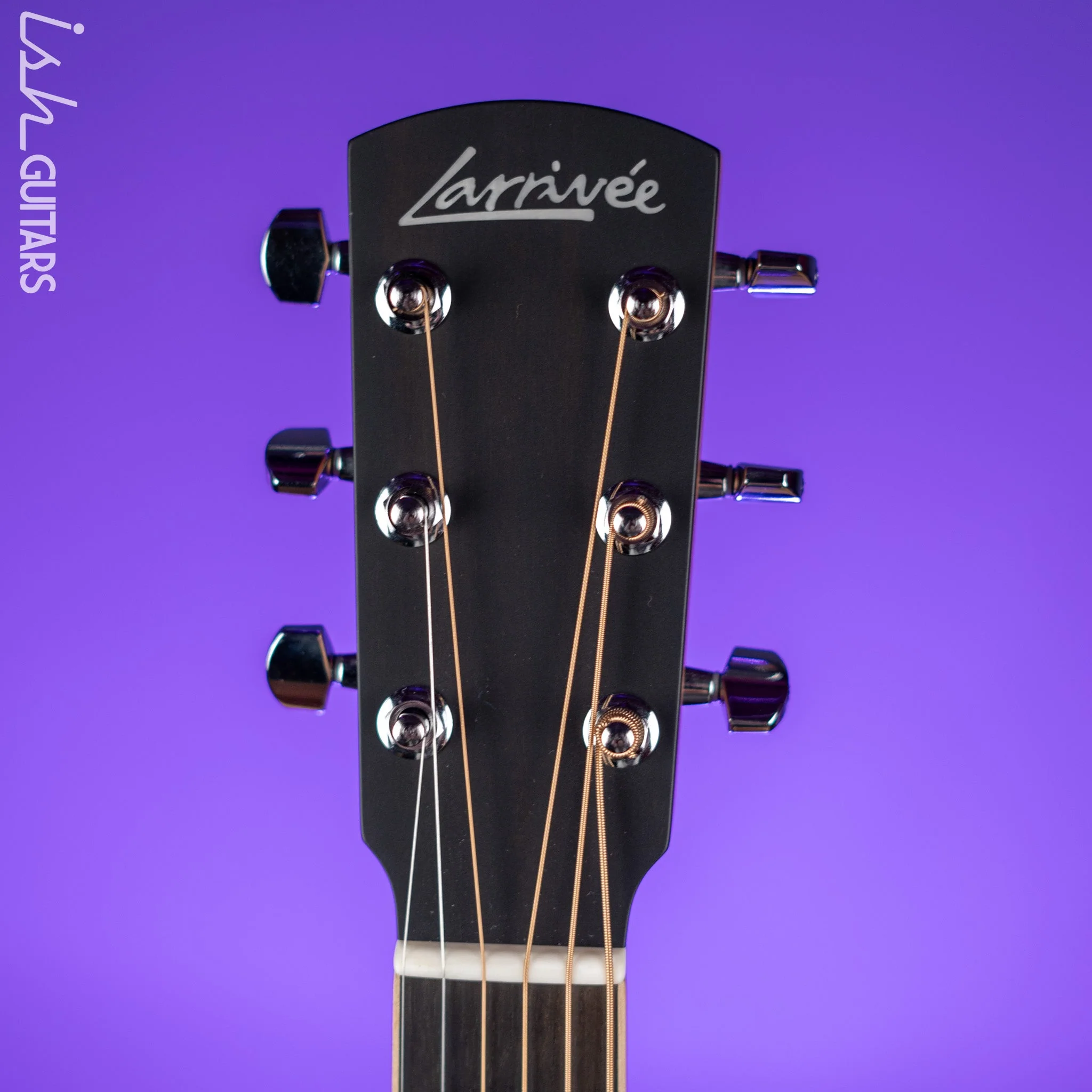 2023 Larrivee P-03 Mahogany Lefty Parlor Guitar Natural - Image 5