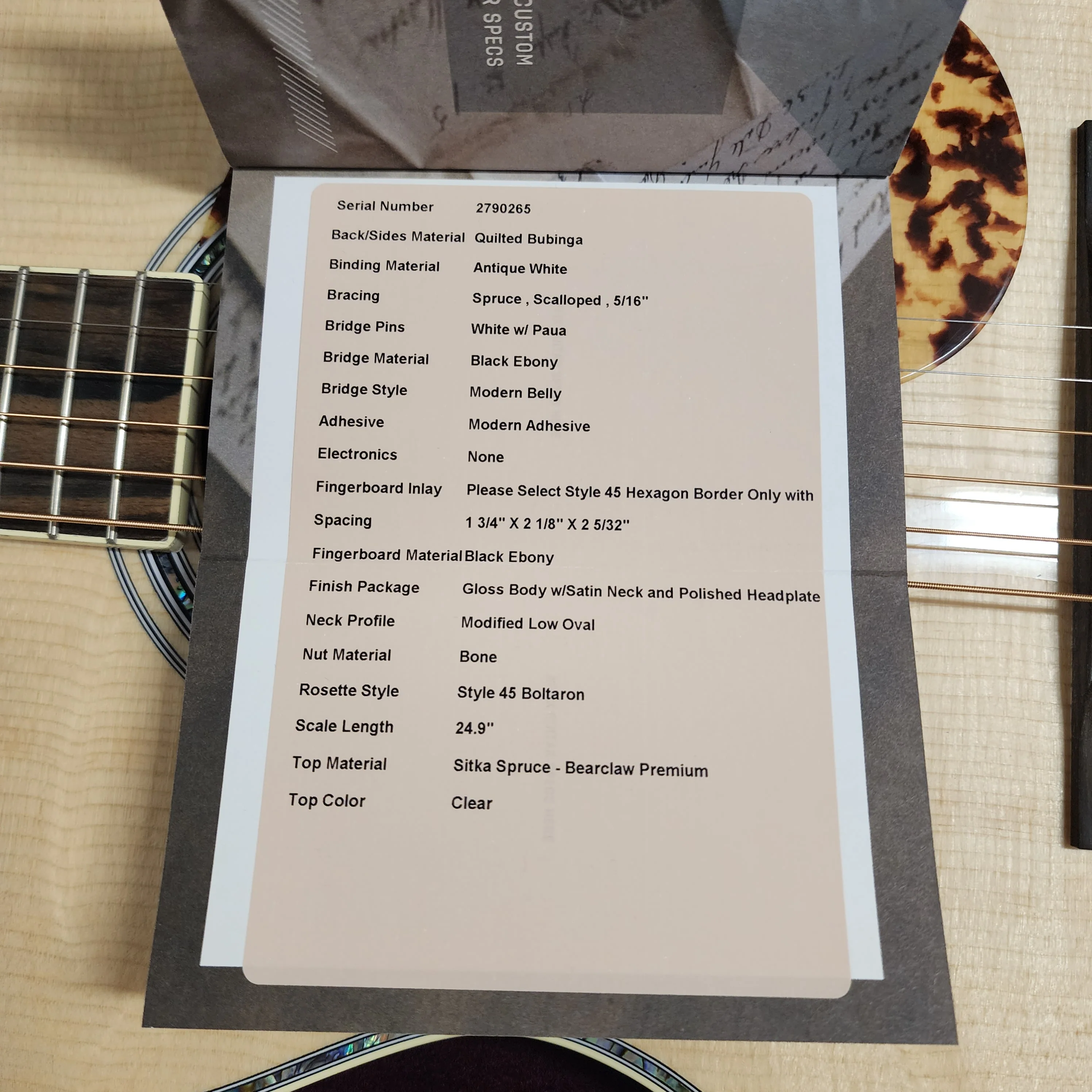 2023 Martin 000-41 Style Custom Shop - Bearclaw Spruce / Quilted Bubinga - Image 14