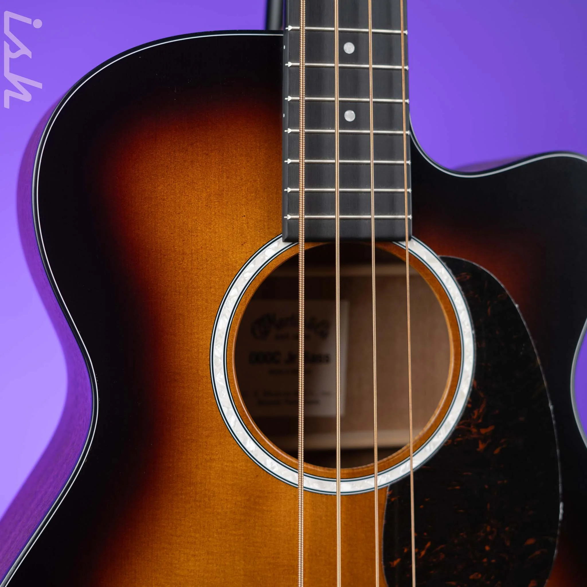 2023 Martin 000C-Jr10E Acoustic-Electric Bass Sunburst - Image 3