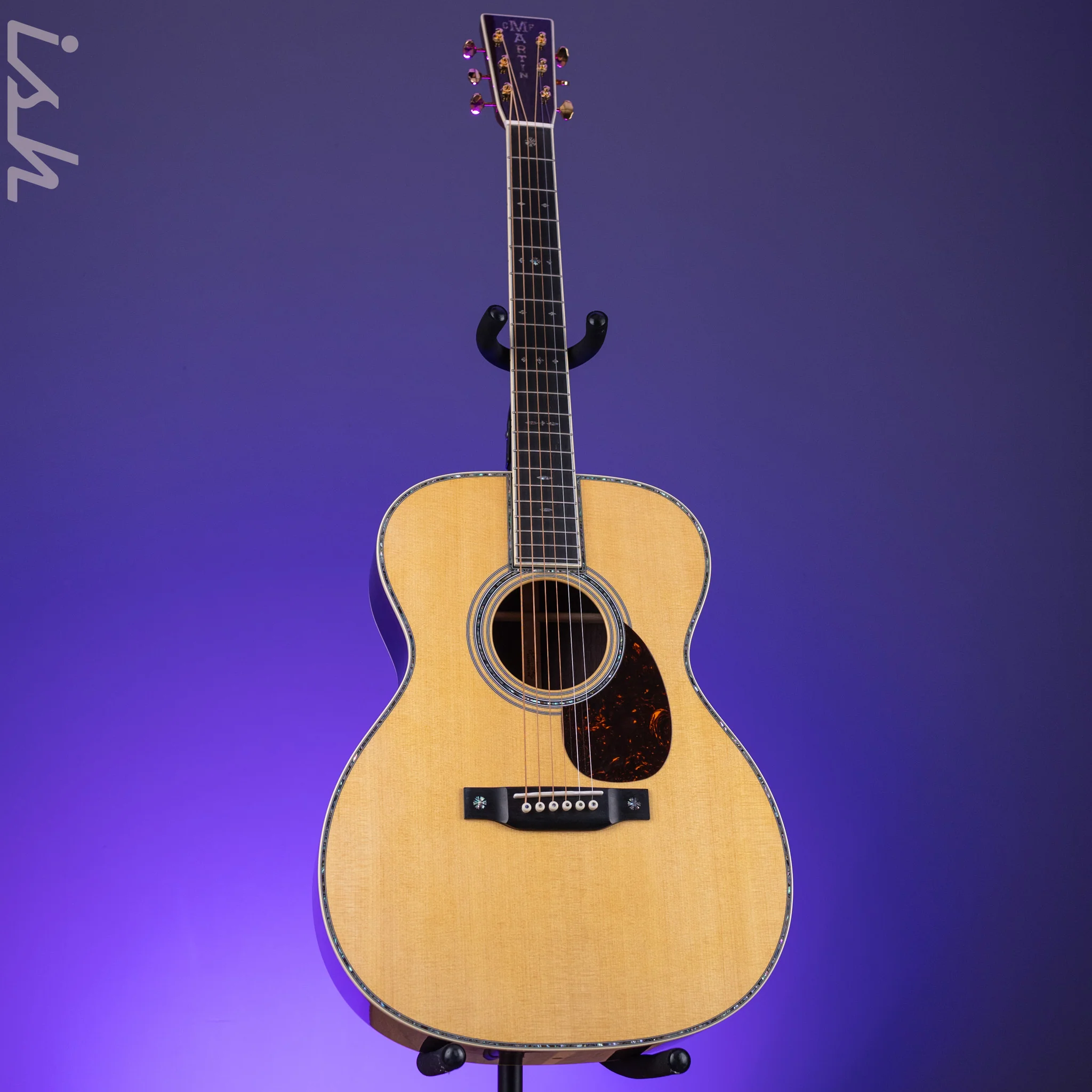 2023 Martin OM-42 Acoustic Guitar Natural - Image 2