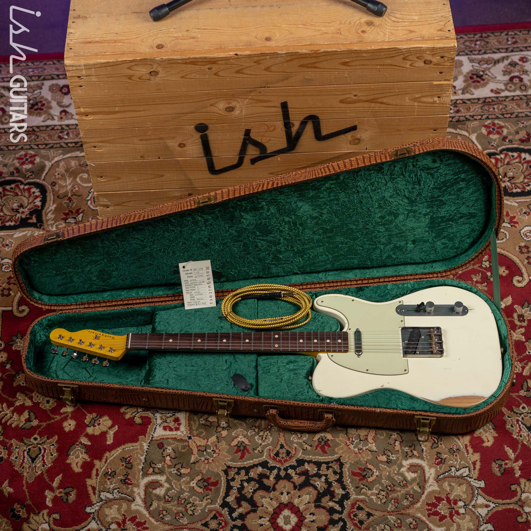 2023 Nash Guitars T-63 Olympic White - Image 13