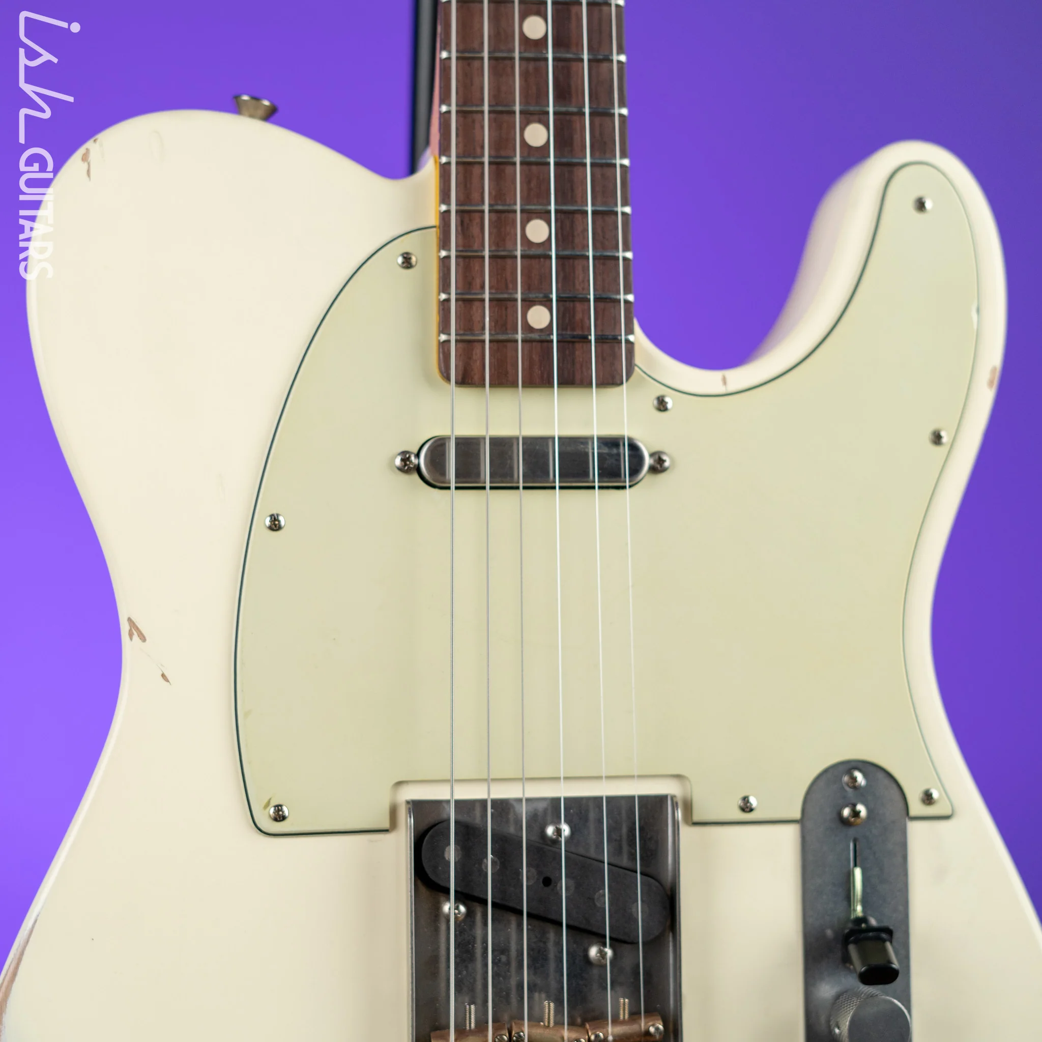 2023 Nash Guitars T-63 Olympic White - Image 3