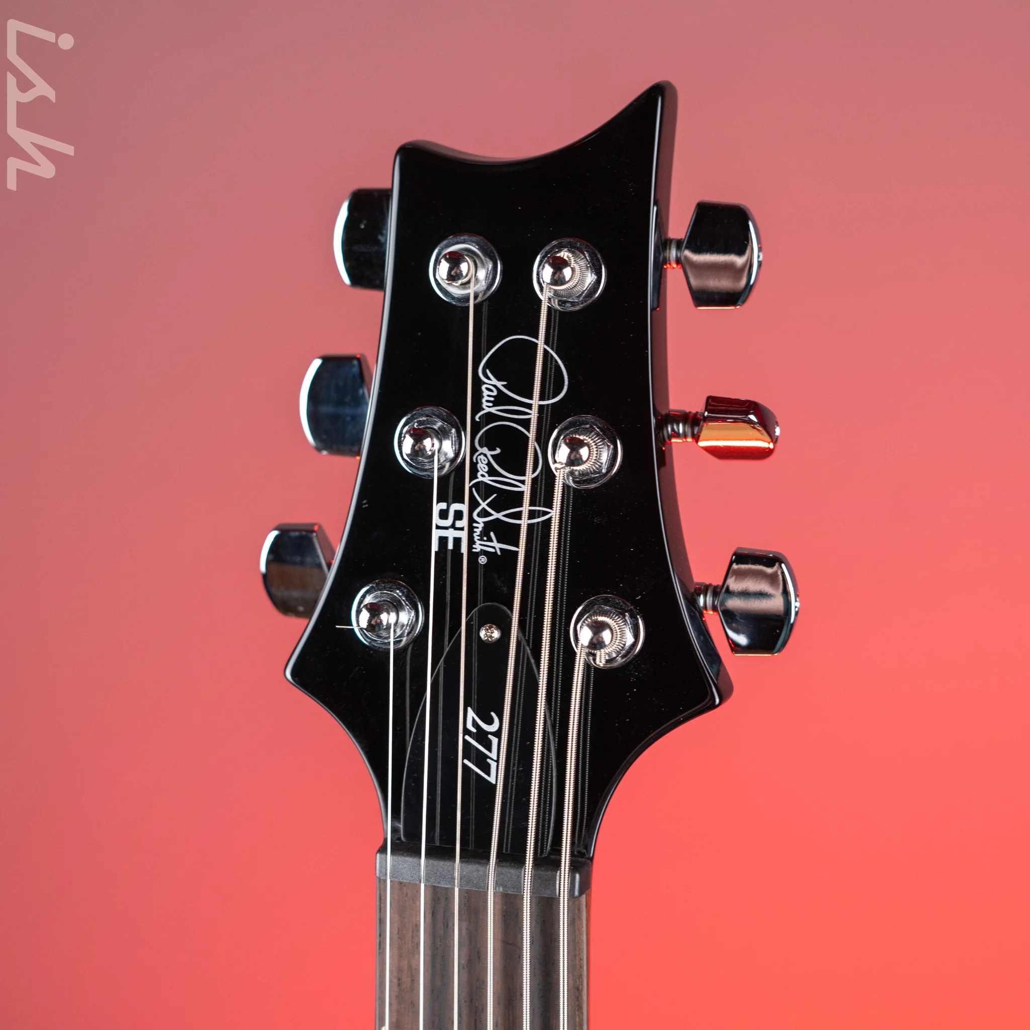 PRS SE 277 Baritone Left Handed Electric Guitar Charcoal Burst - Image 5