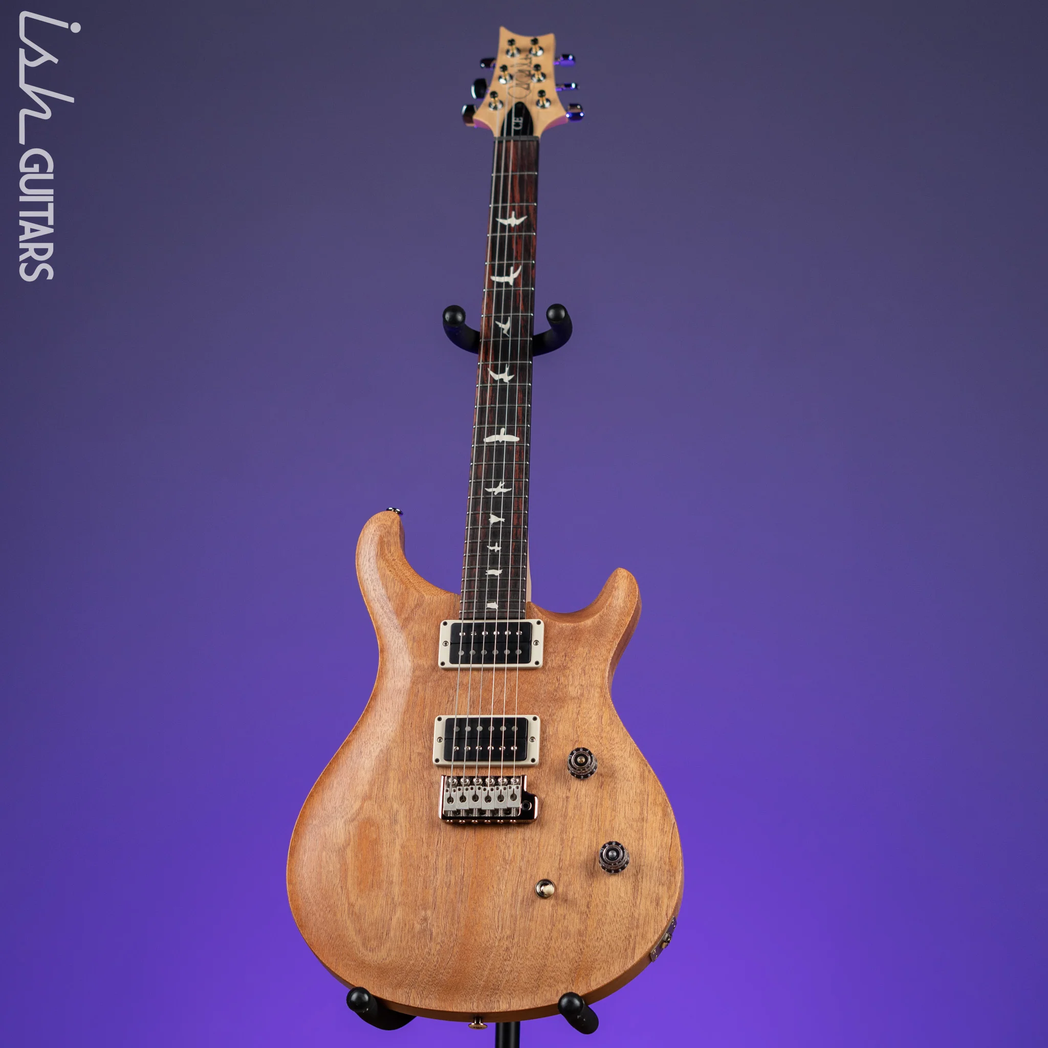 PRS CE 24 Standard Satin Nitro Electric Guitar Natural - Image 2