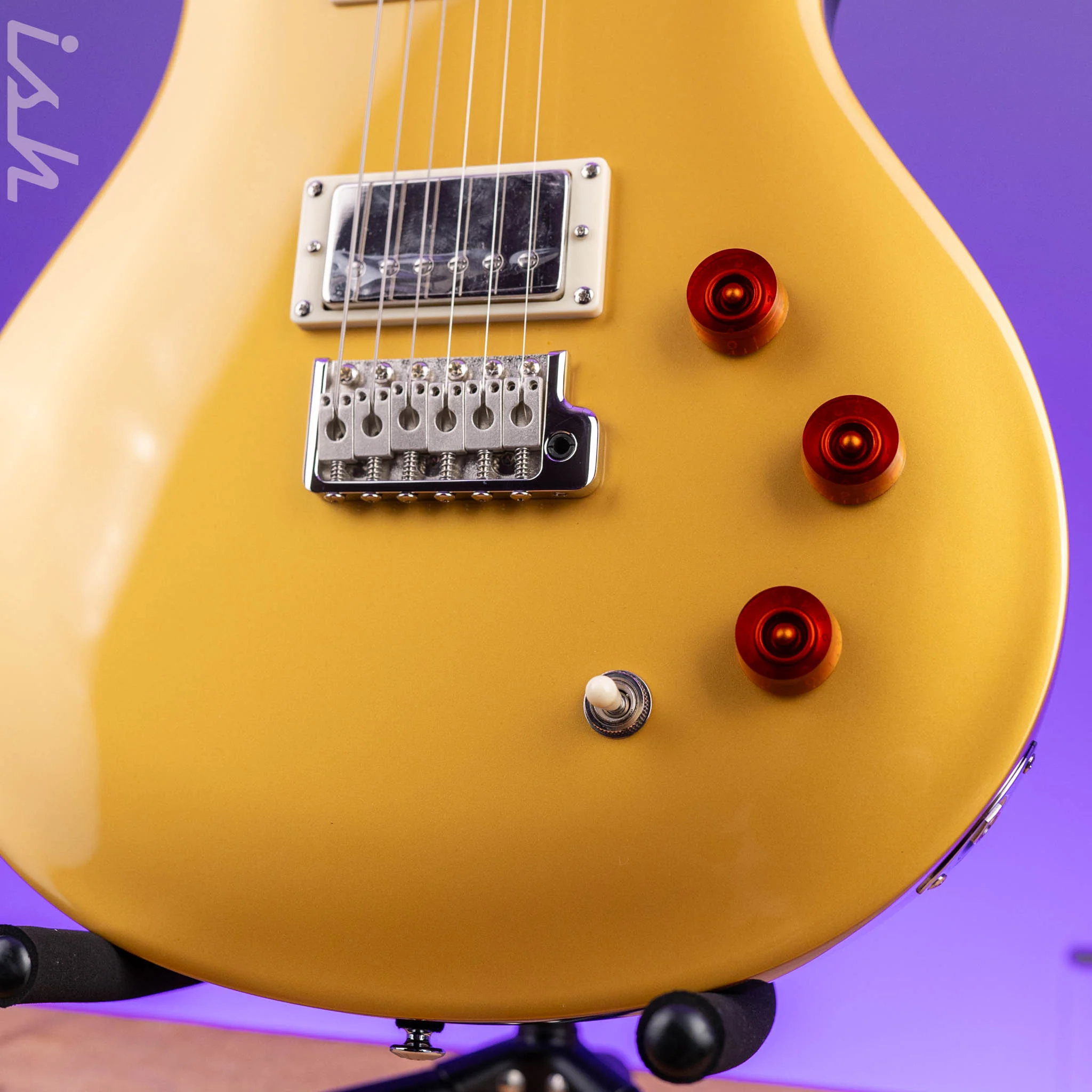 PRS SE DGT David Grissom Electric Guitar Gold Top - Image 4