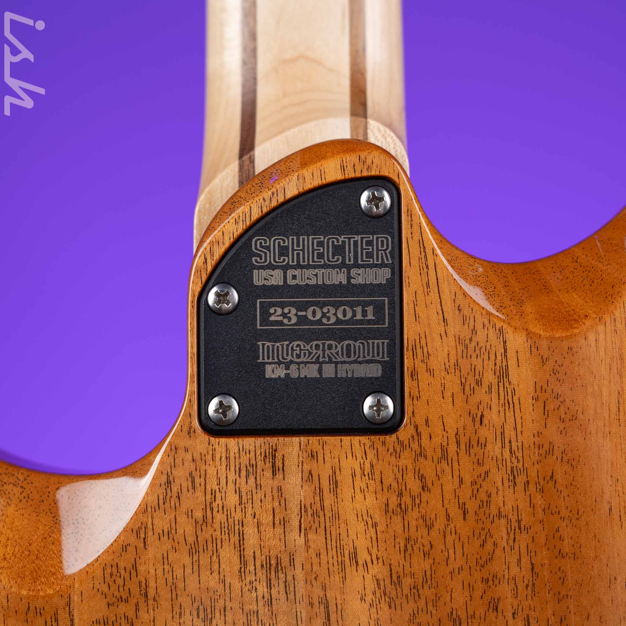 2023 Schecter USA Custom Shop KM-6 III Hybrid Keith Merrow Signature Gold Top - Image 11