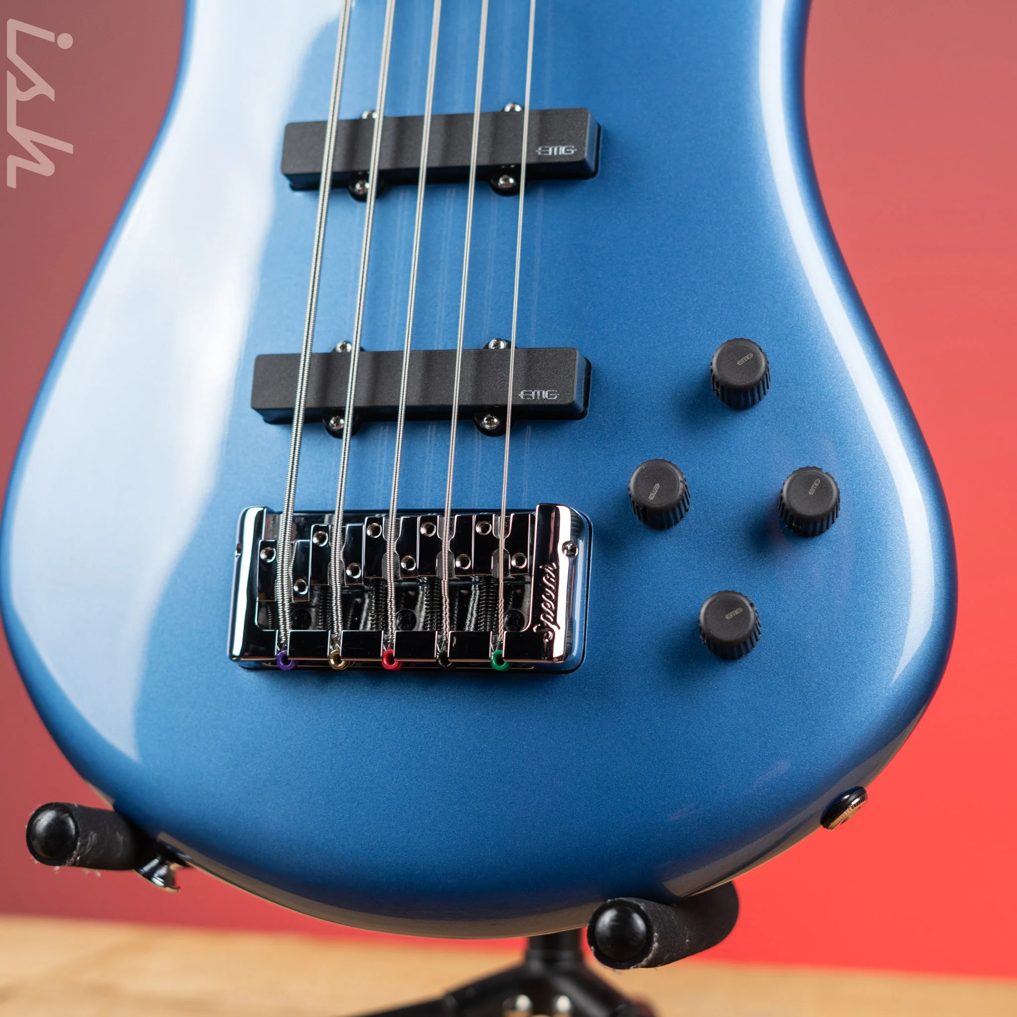 2023 Spector Euro 5 Classic Solid Metallic Blue Gloss - Image 4