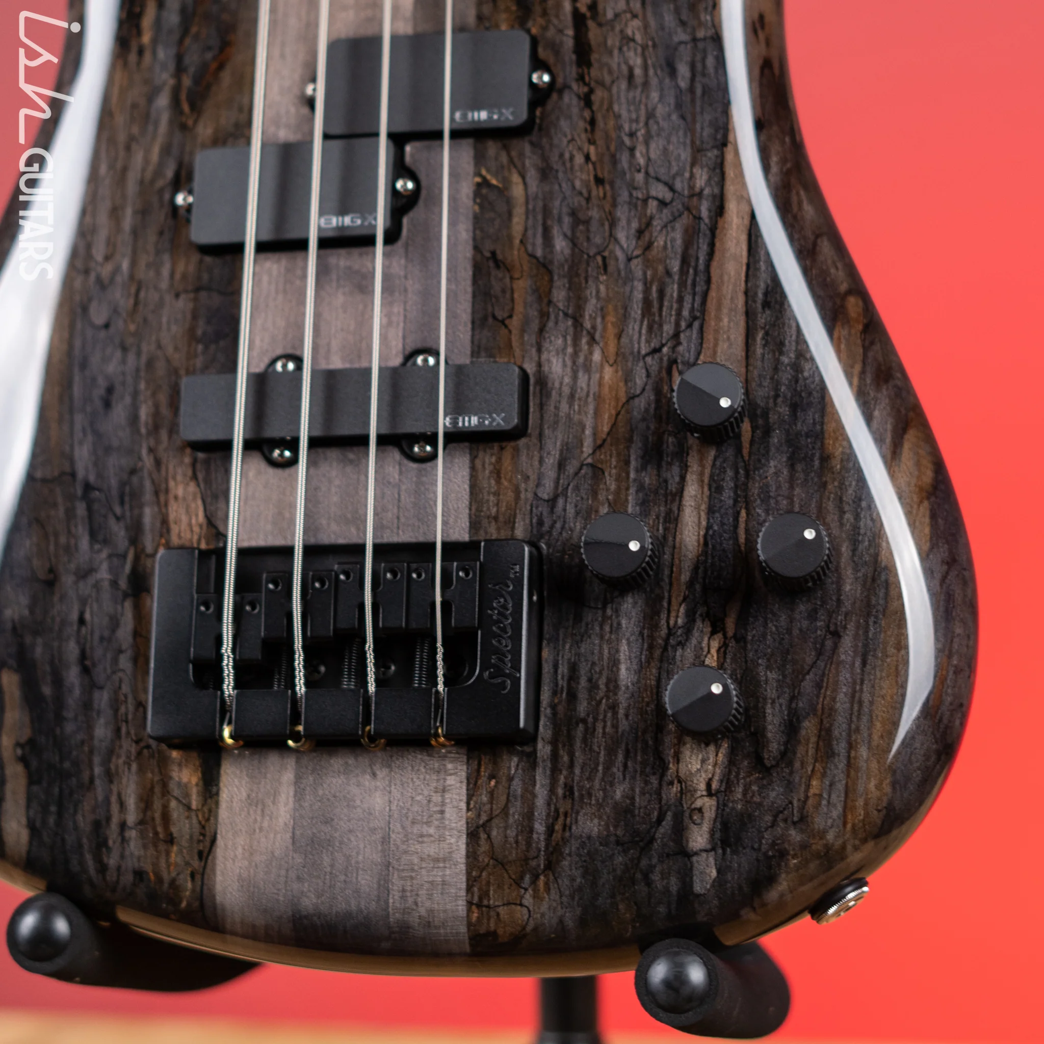 Spector NS-2 4-String Bass Fretless Natural Spalted Maple High Gloss - Image 4