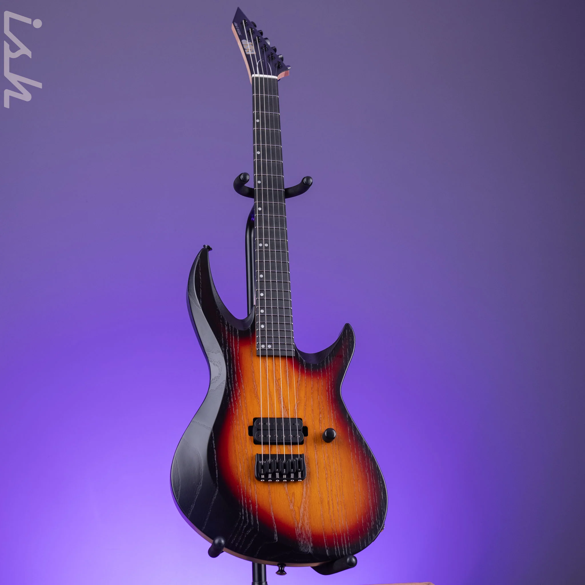 2024 ESP HDX-I USA 3-Tone Sunburst Open Grain Satin - Image 2