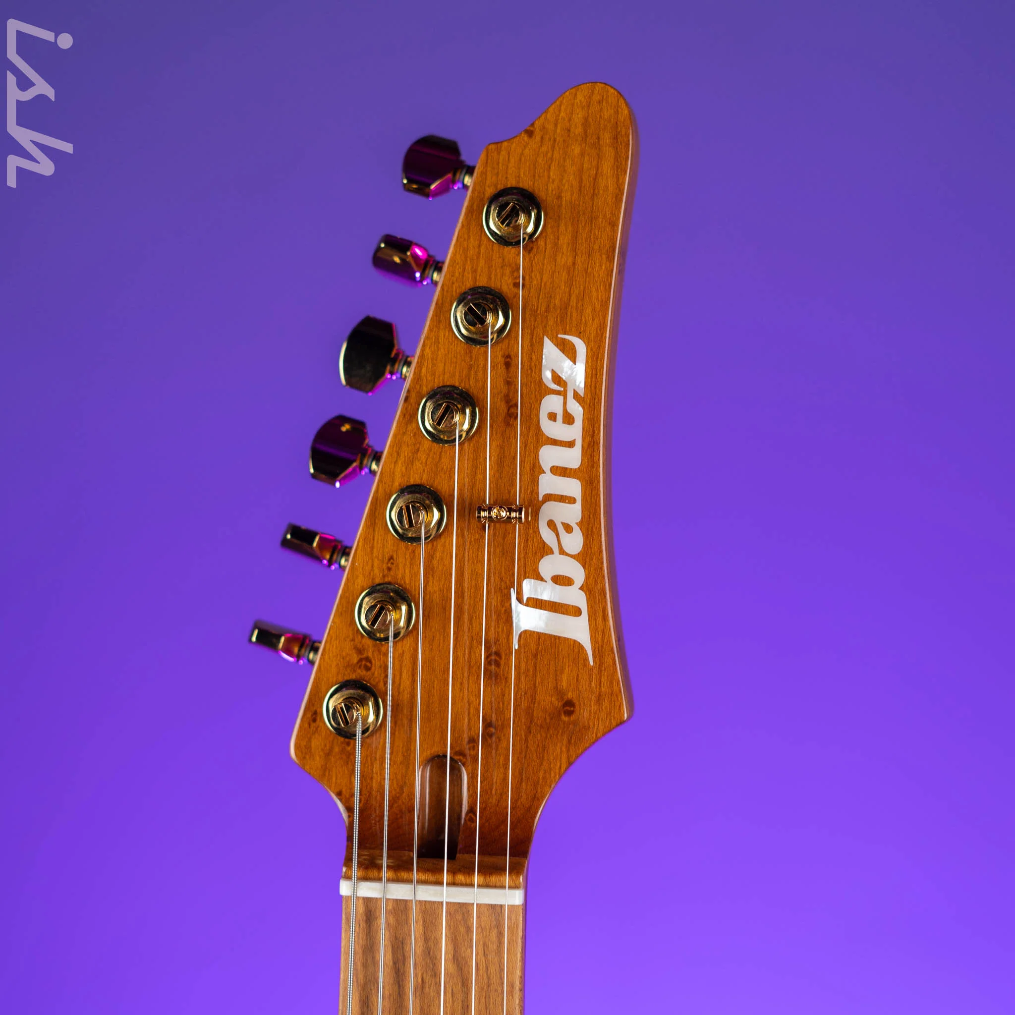 Ibanez LB1 Lari Basilio Signature Prestige Electric Guitar White - Image 5