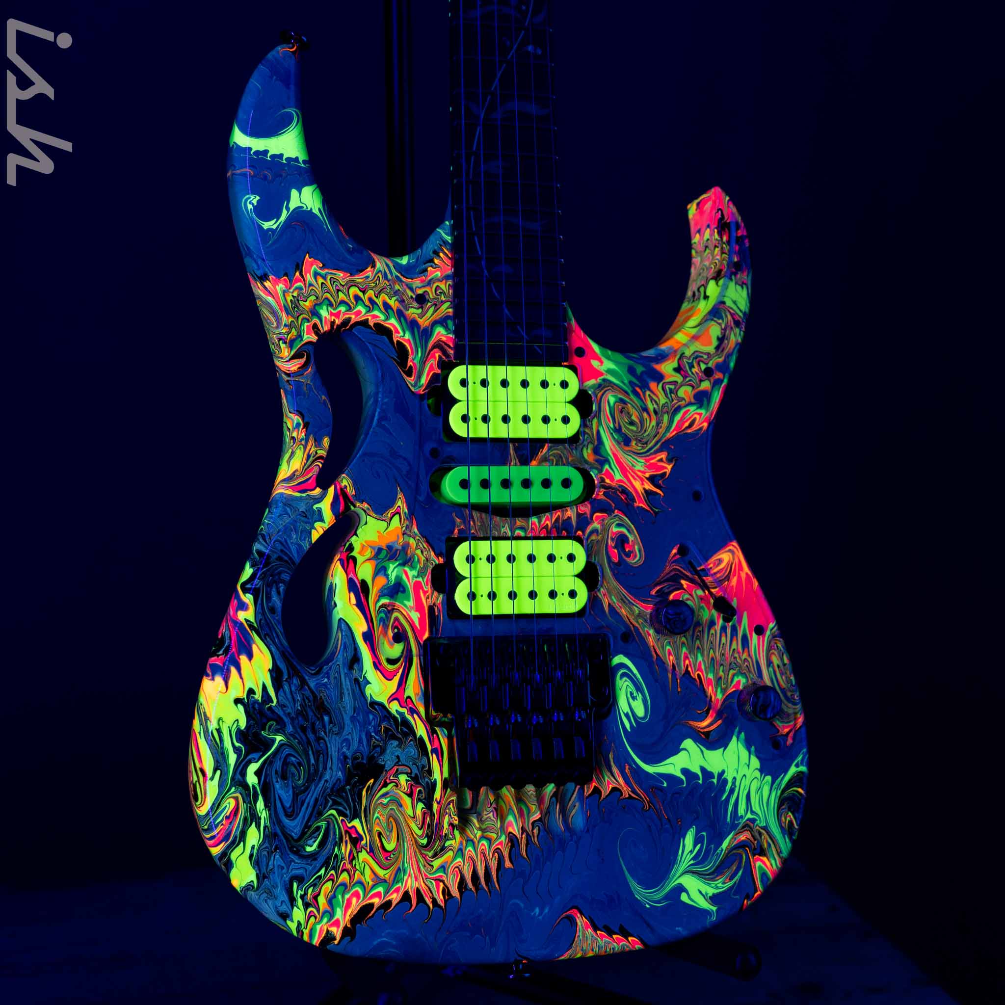 2023 Ibanez Steve Vai Signature PIA77BON Brilliance of Now - Image 2