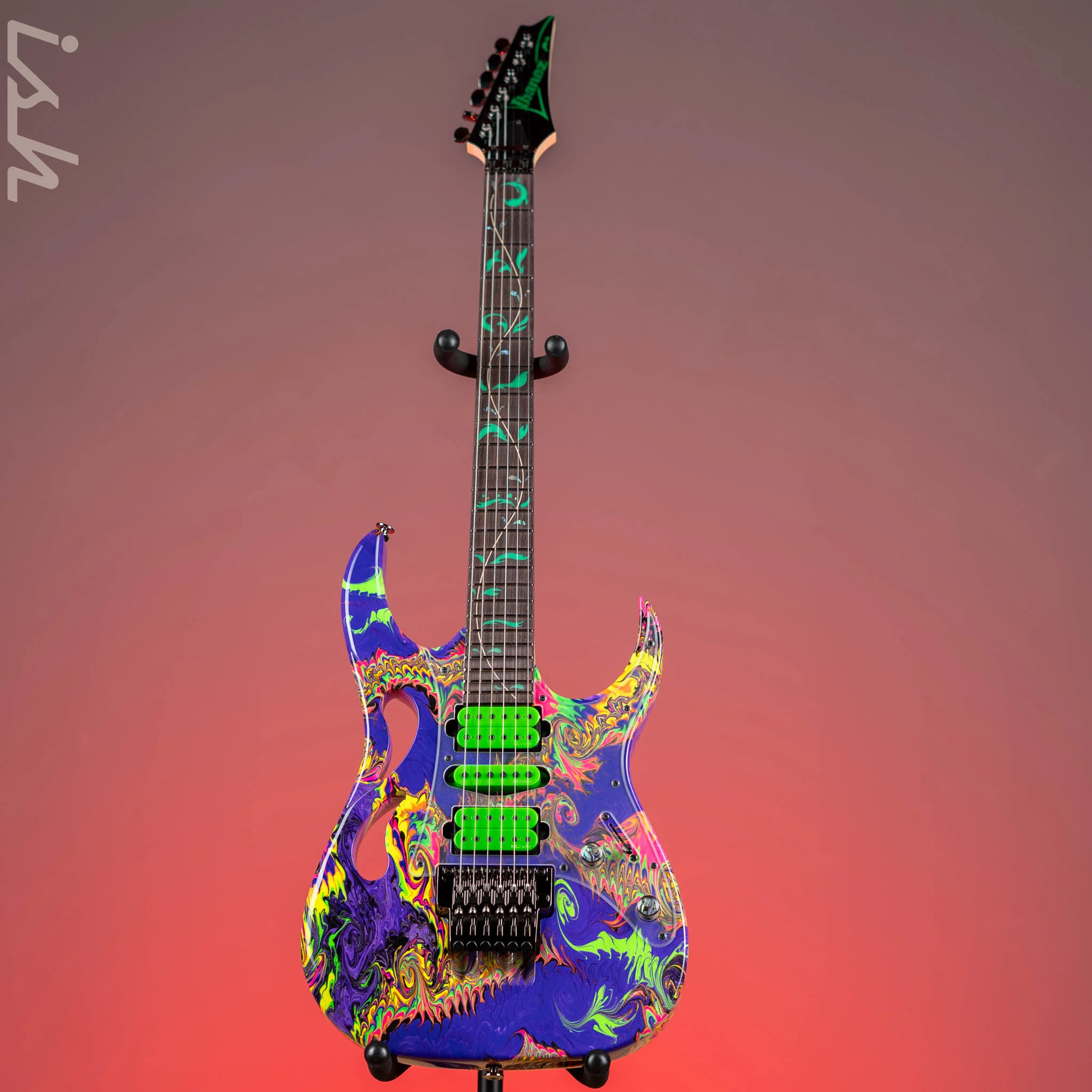 2023 Ibanez Steve Vai Signature PIA77BON Brilliance of Now - Image 3