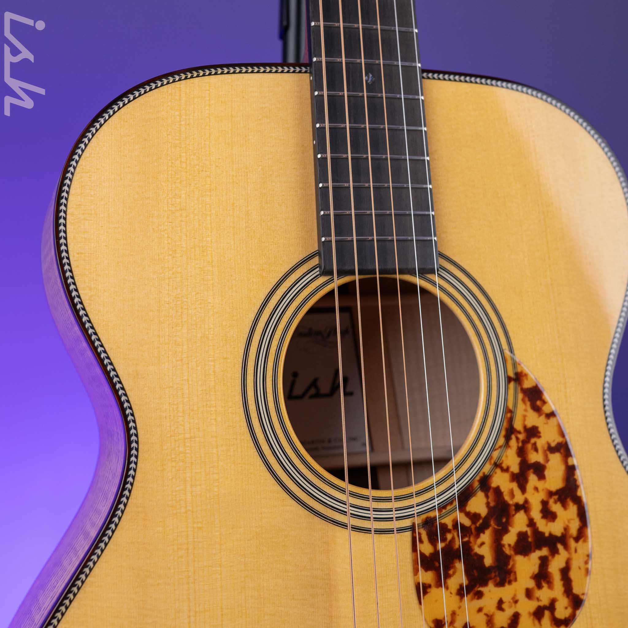 Martin Custom Shop OM-28 Style European Spruce w/ Curly Ash Back & Sides - Image 4