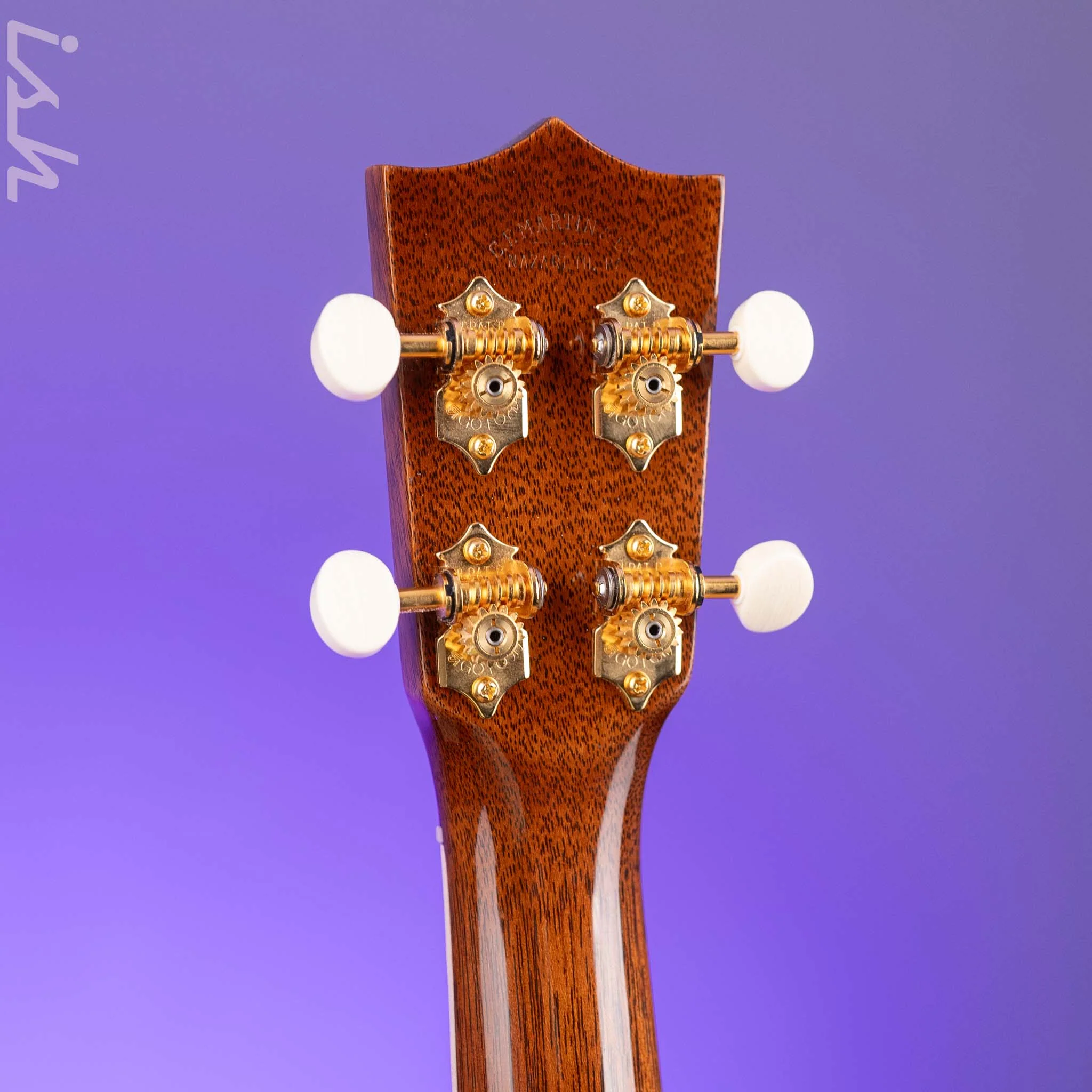 2024 Martin Custom Shop Soprano Ukulele Natural Quilted Sapele - Image 12