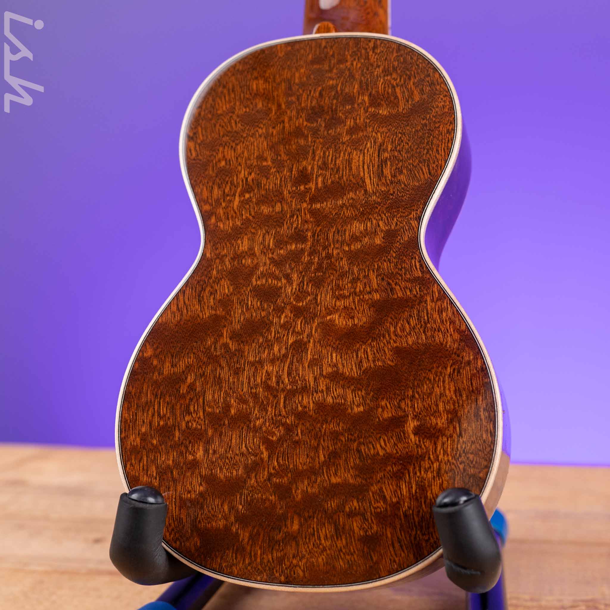 2024 Martin Custom Shop Soprano Ukulele Natural Quilted Sapele - Image 9