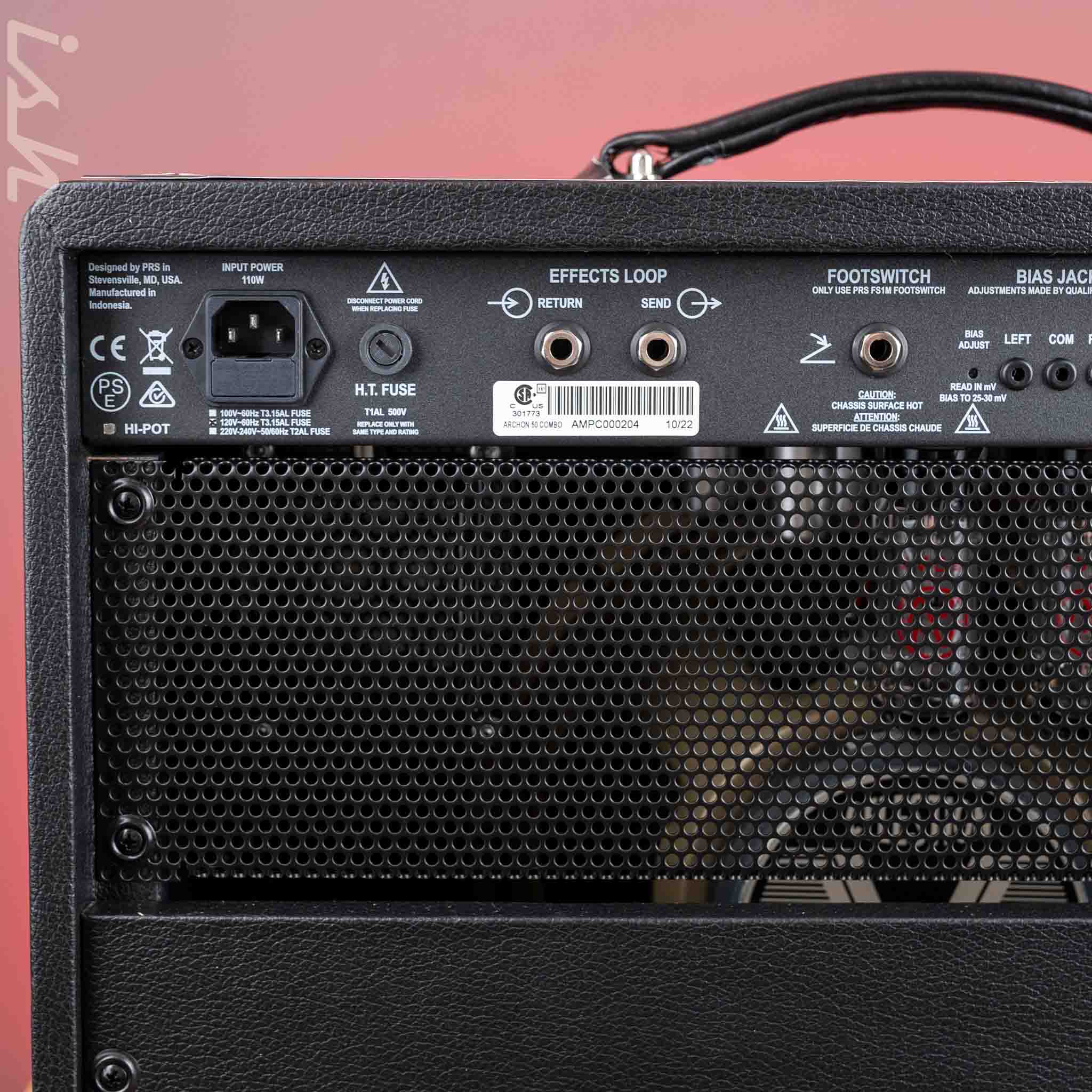 2024 PRS Archon 50 50W 1x12" Tube Combo Amp Stealth Black - Image 6