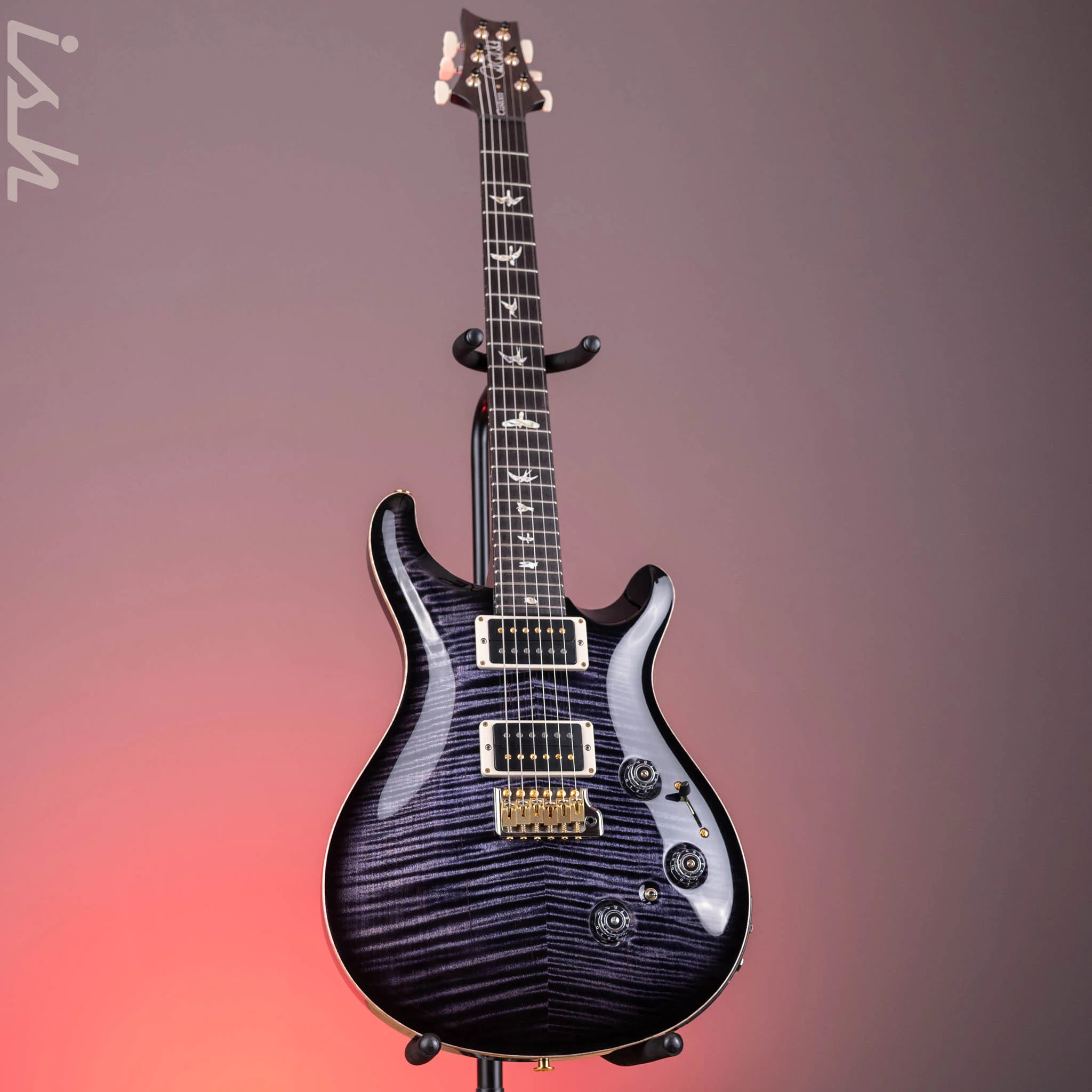 2024 PRS Custom 24 Piezo Electric Guitar 10-Top Purple Mist - Image 2