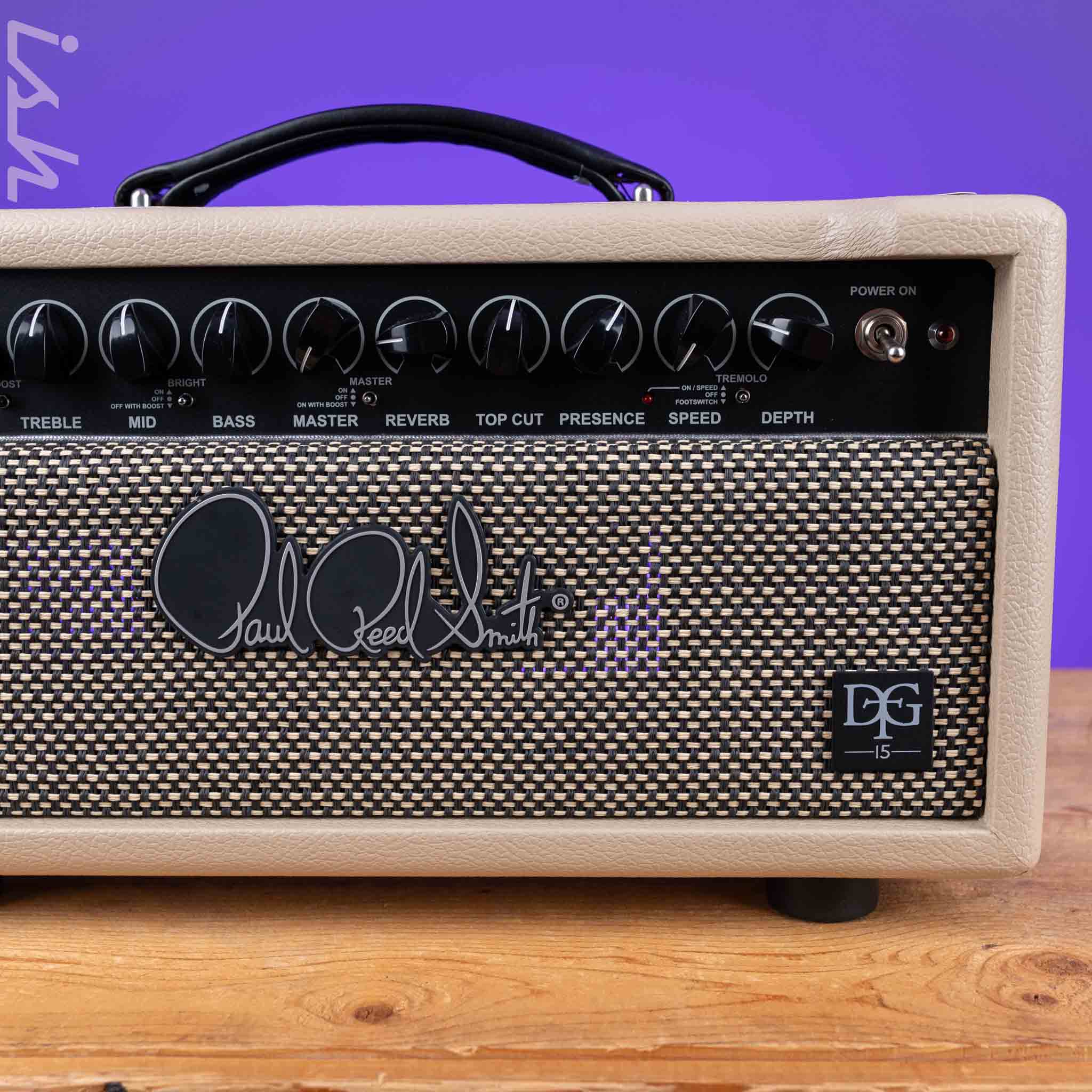 2024 PRS DGT 15 David Grissom 15-watt Tube Head Blonde Tolex - Image 3
