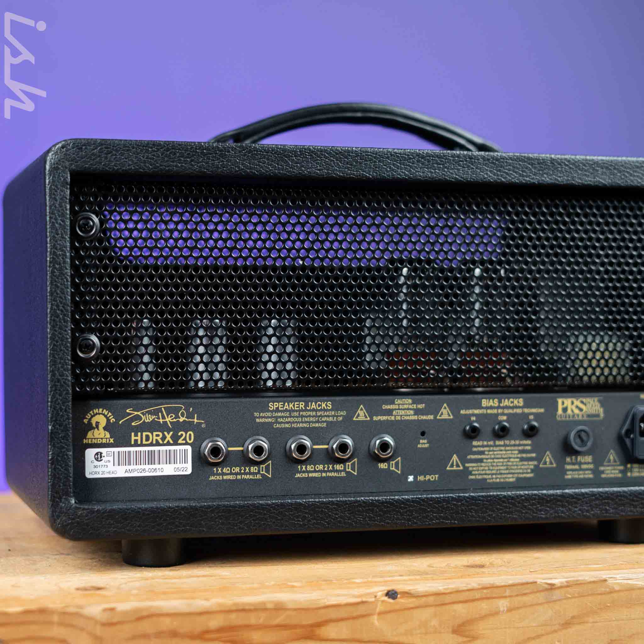 2024 PRS HDRX 20 20W Tube Head Amp Stealth Black - Image 3