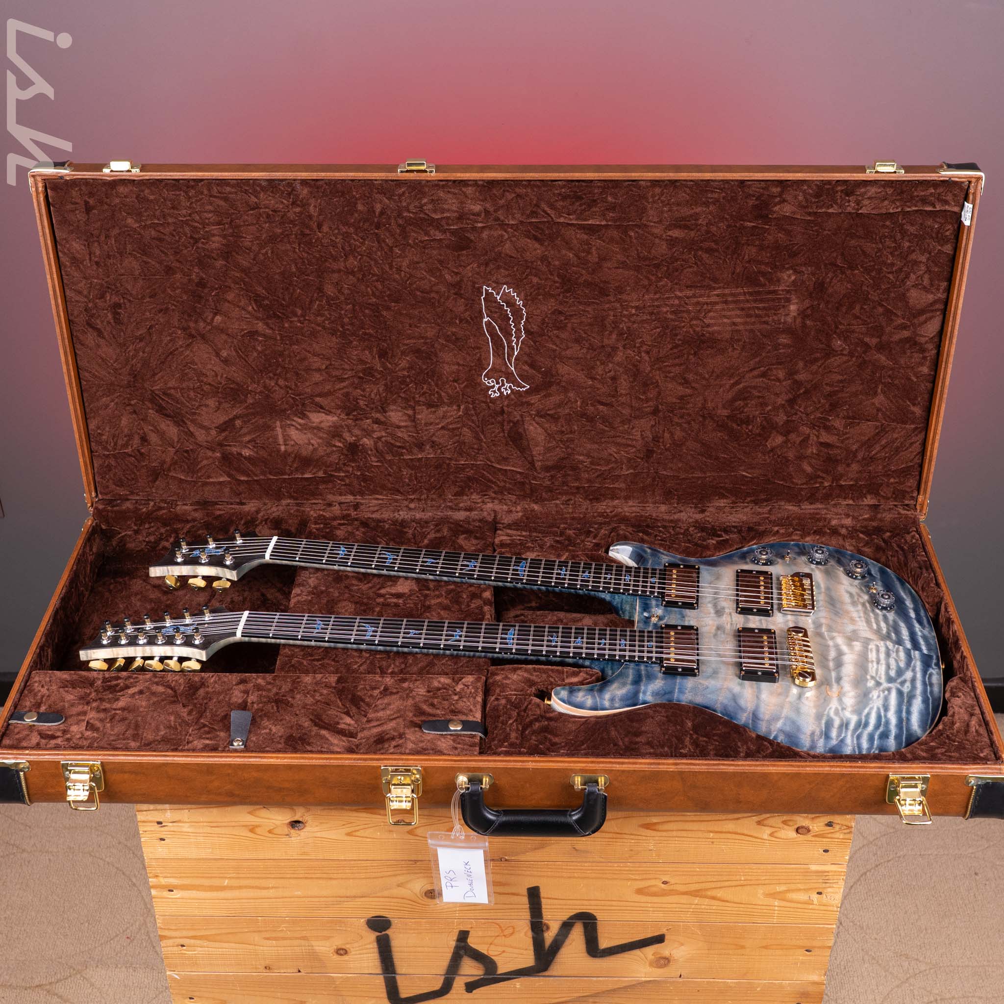 2024 PRS Private Stock Custom 22 / 12-String Double Neck Indigo Glow - Image 20