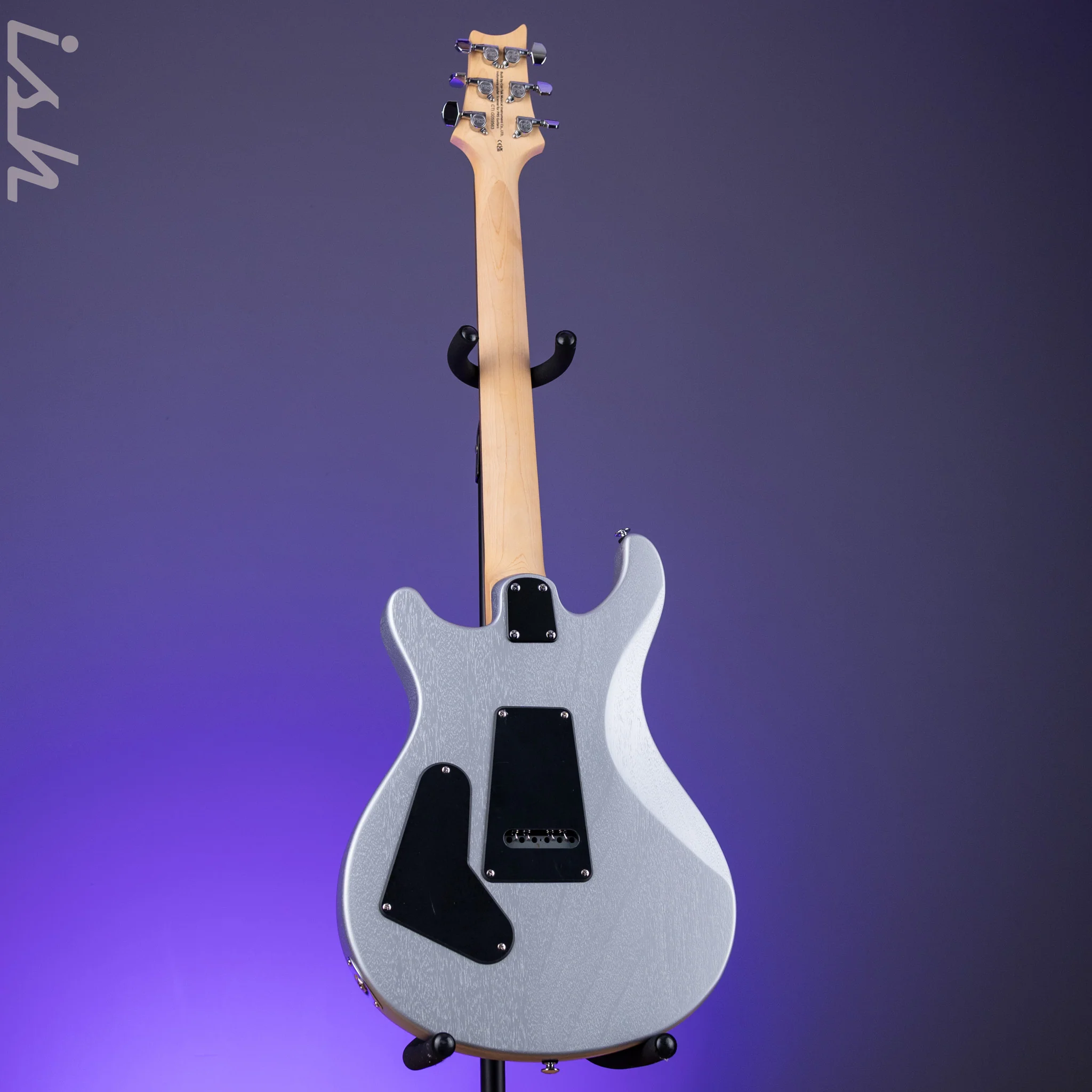 2024 PRS SE CE 24 Standard Satin Electric Guitar Metallic Silver Satin - Image 6