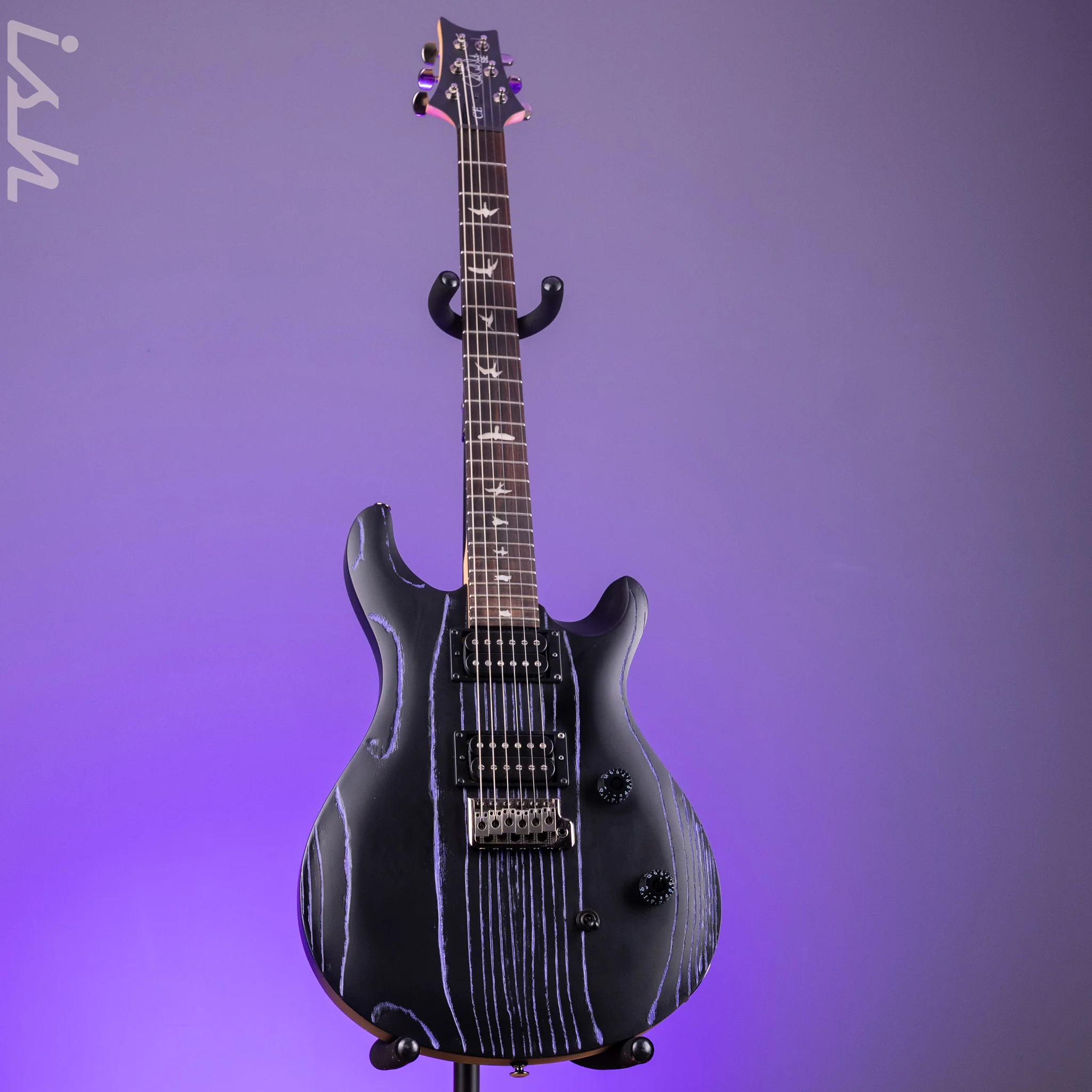 2024 PRS SE CE24 Swamp Ash Limited Edition Sandblasted Purple - Image 2