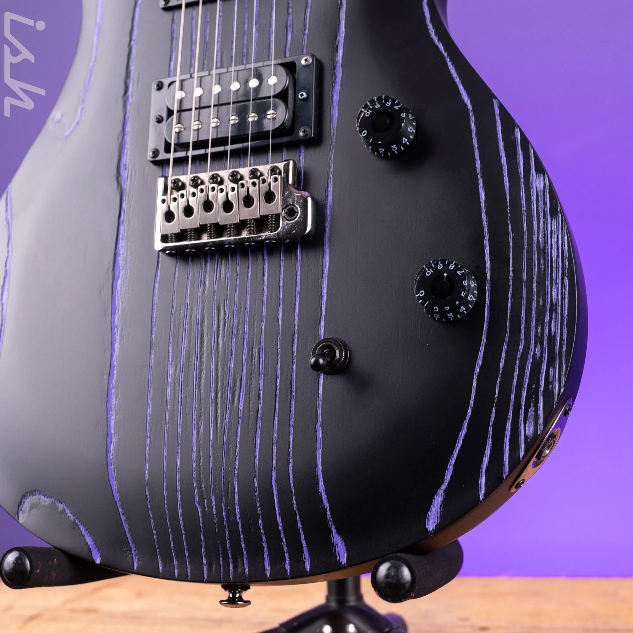 2024 PRS SE CE24 Swamp Ash Limited Edition Sandblasted Purple - Image 5