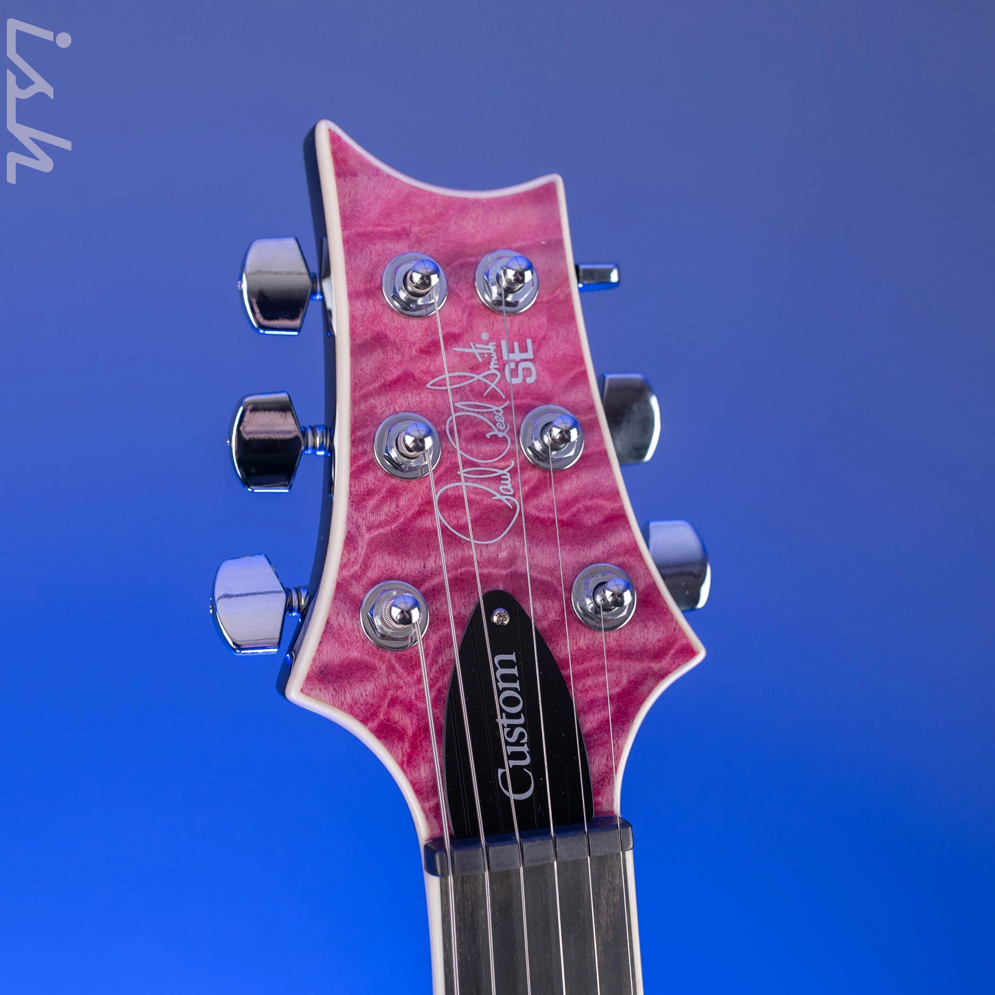 2024 PRS SE Custom 24 Quilt Electric Guitar Violet - Image 5