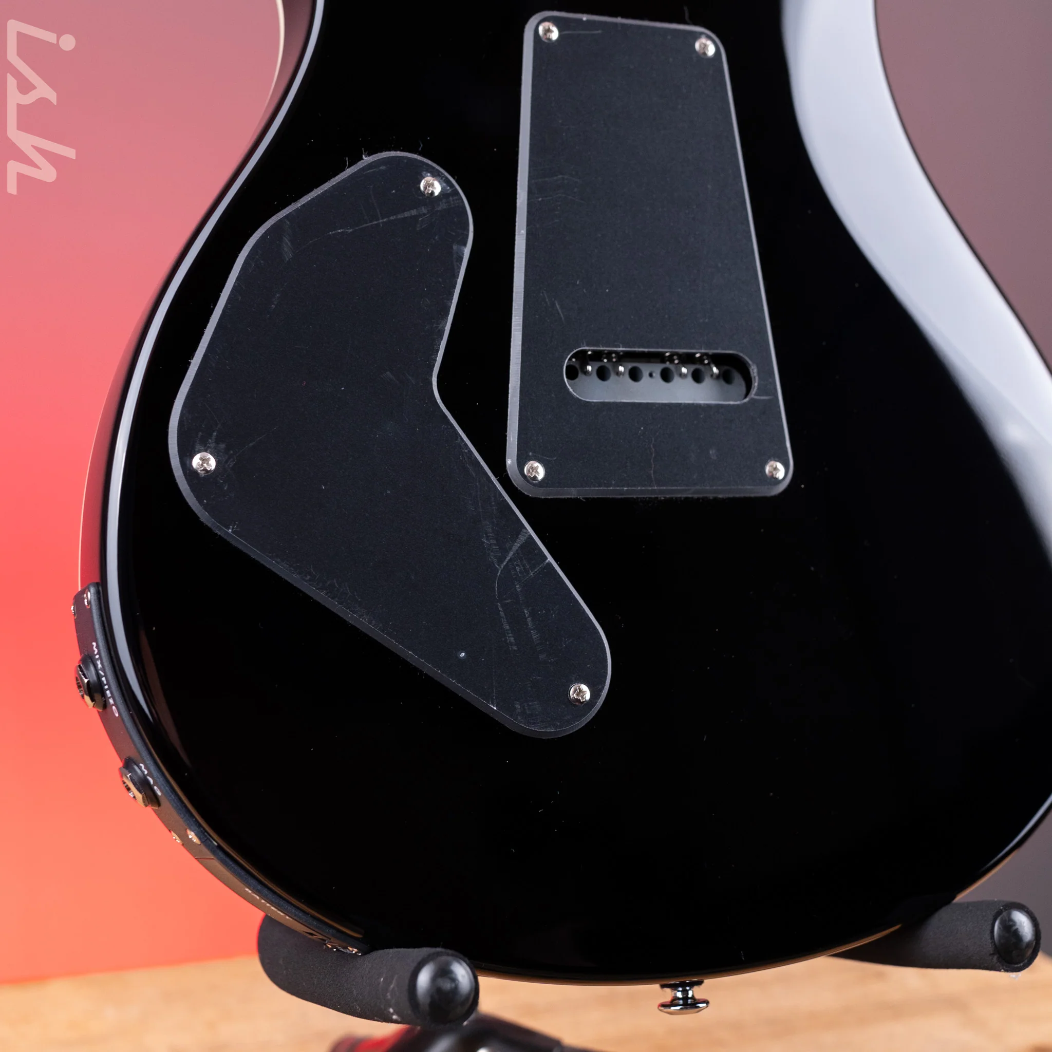 2024 PRS SE Custom 24 Semi-Hollow Piezo Charcoal Burst - Image 9
