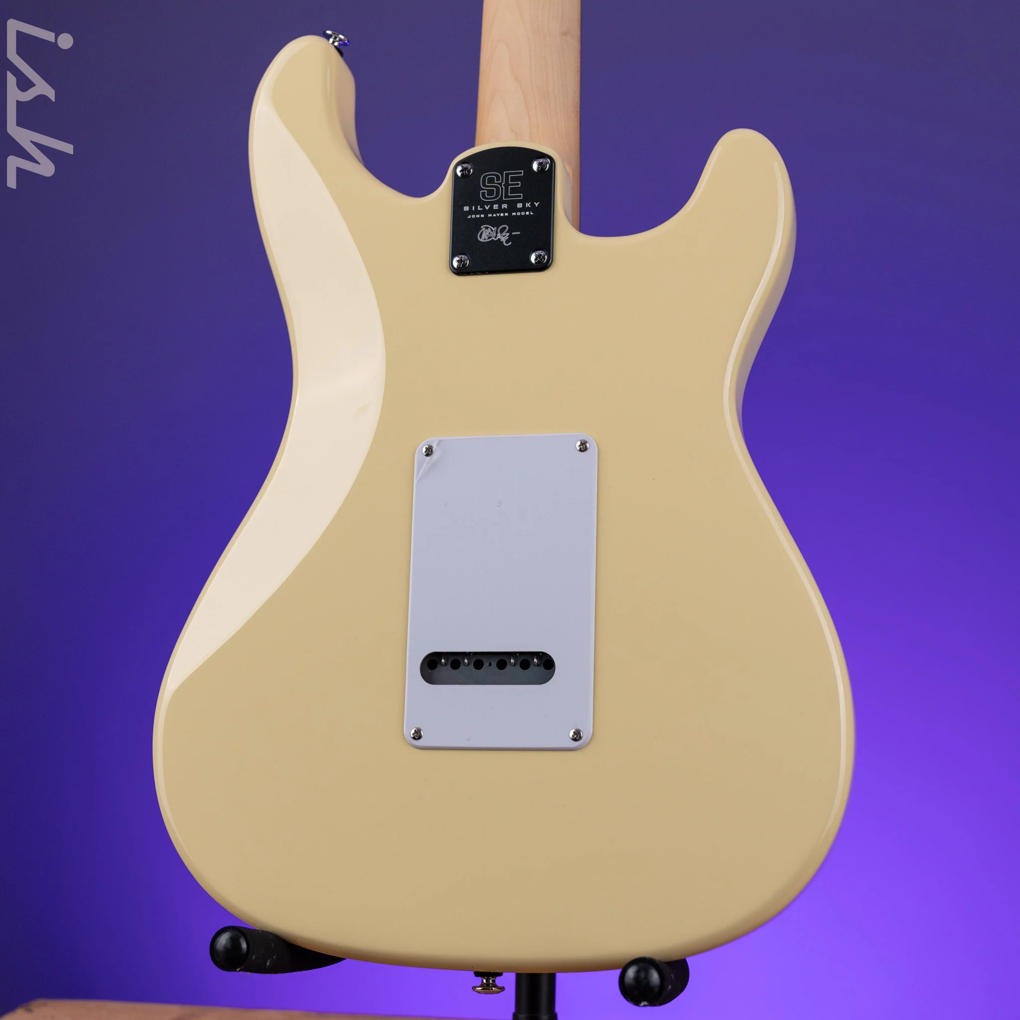 2024 PRS SE Silver Sky Lefty Moon White - Rosewood - Image 7