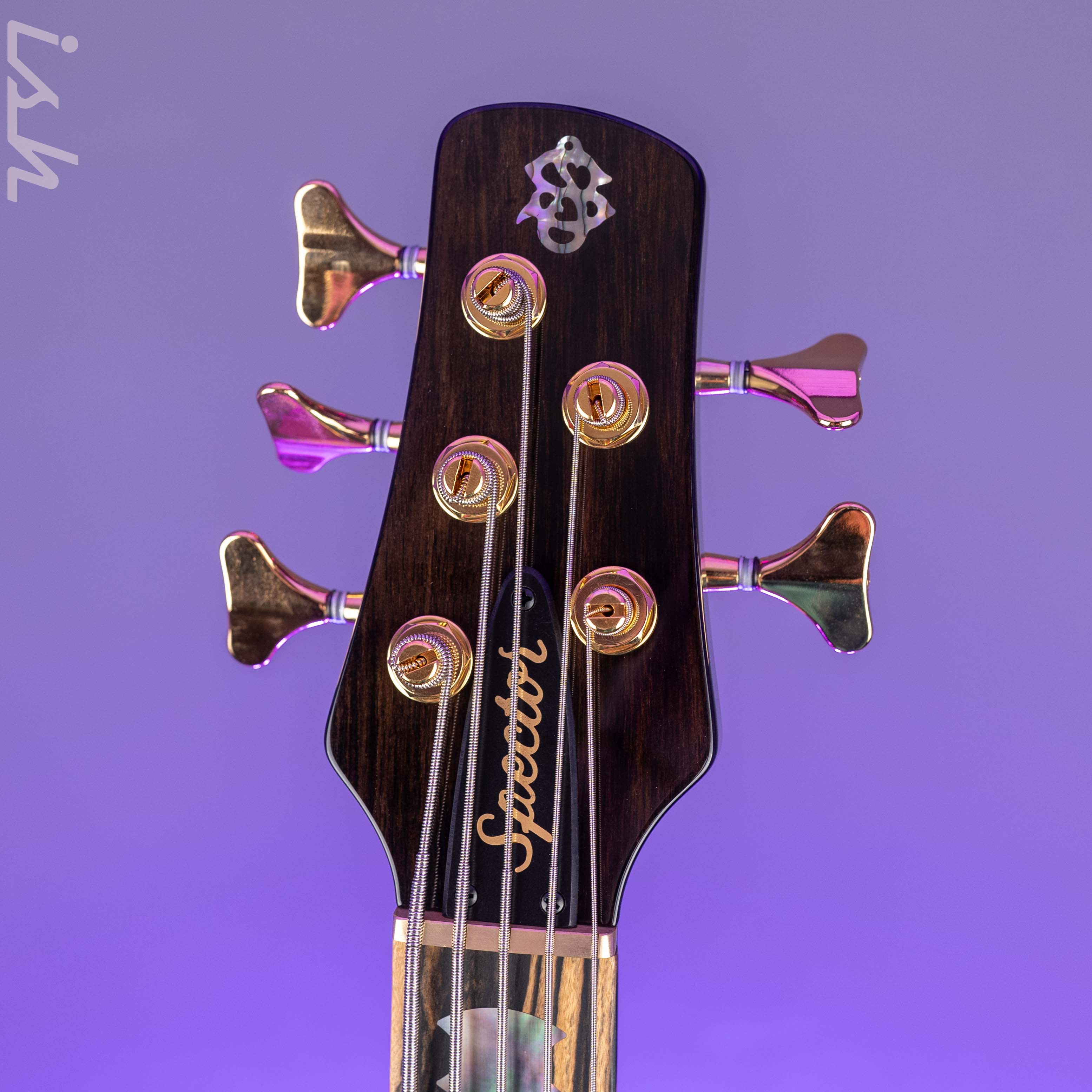 Spector USA NS-5XL 5-String Bass Super Faded Black Reverse Burst Demo - Image 6