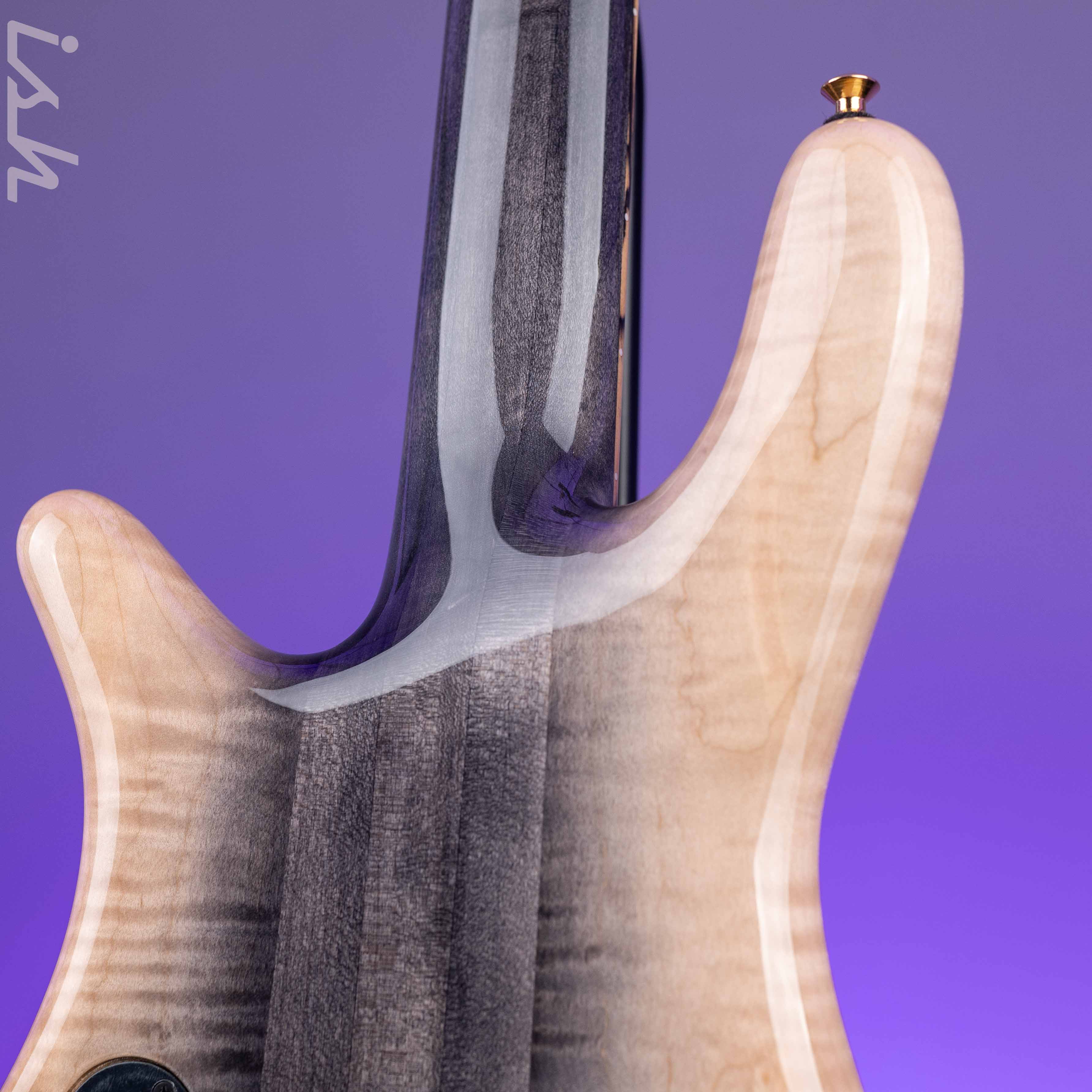 Spector USA NS-5XL 5-String Bass Super Faded Black Reverse Burst Demo - Image 9