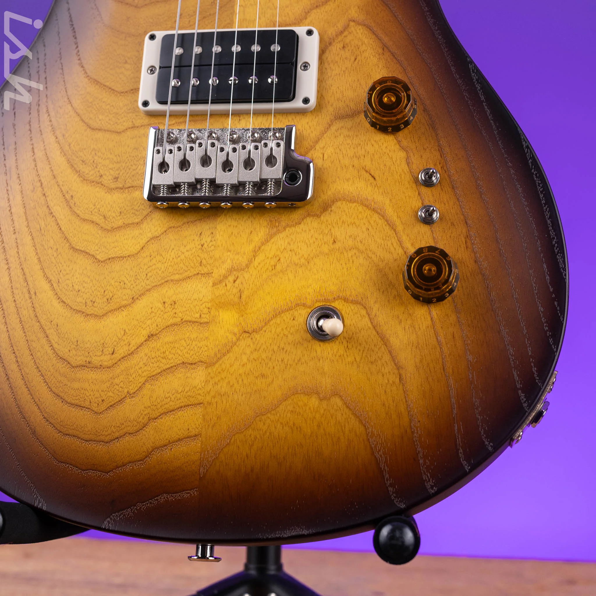 2025 PRS CE 24-08 Swamp Ash Limited Edition McCarty Tobacco Sunburst - Image 5