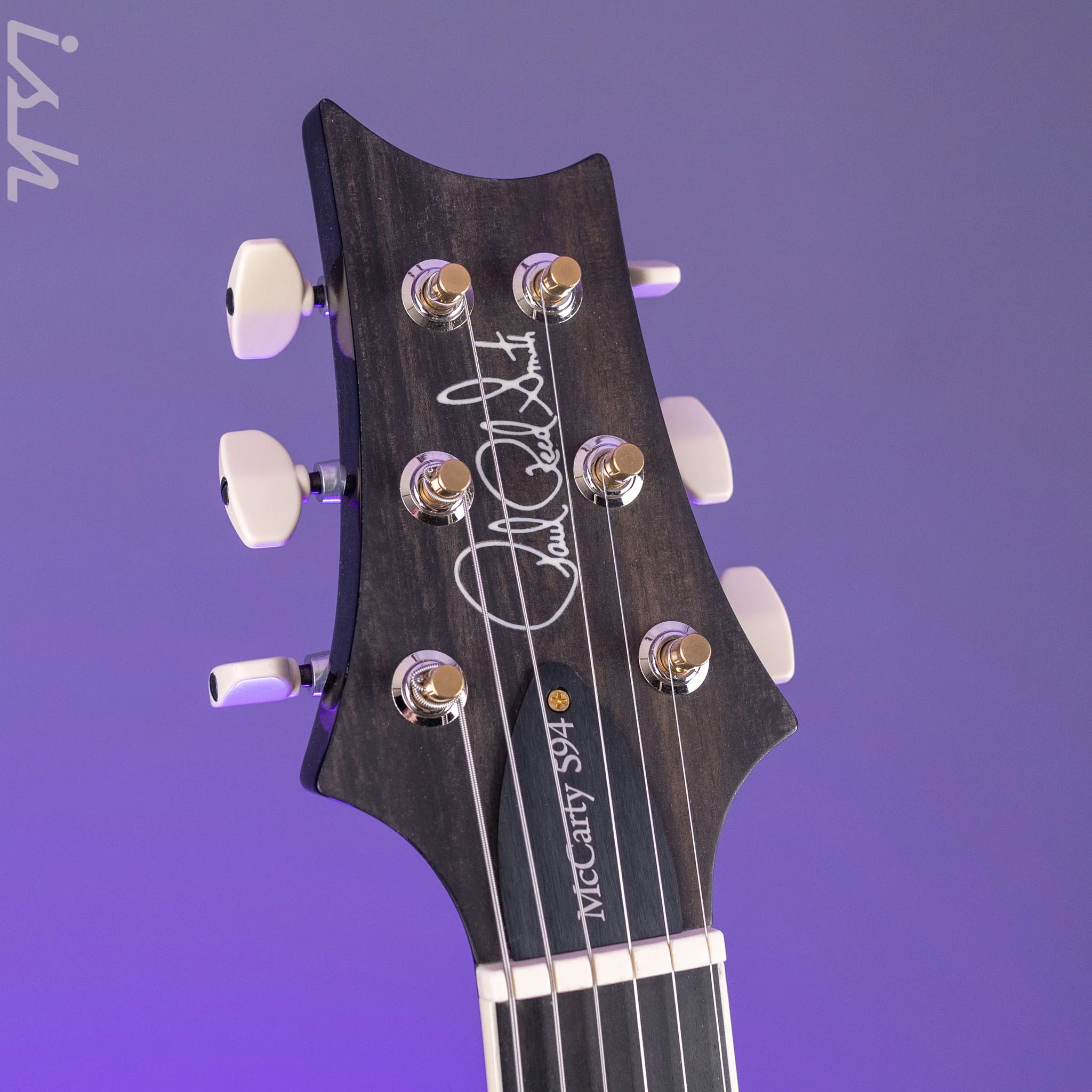 PRS Wood Library McCarty 594 Singlecut 10-Top Charcoal Burst - Image 6