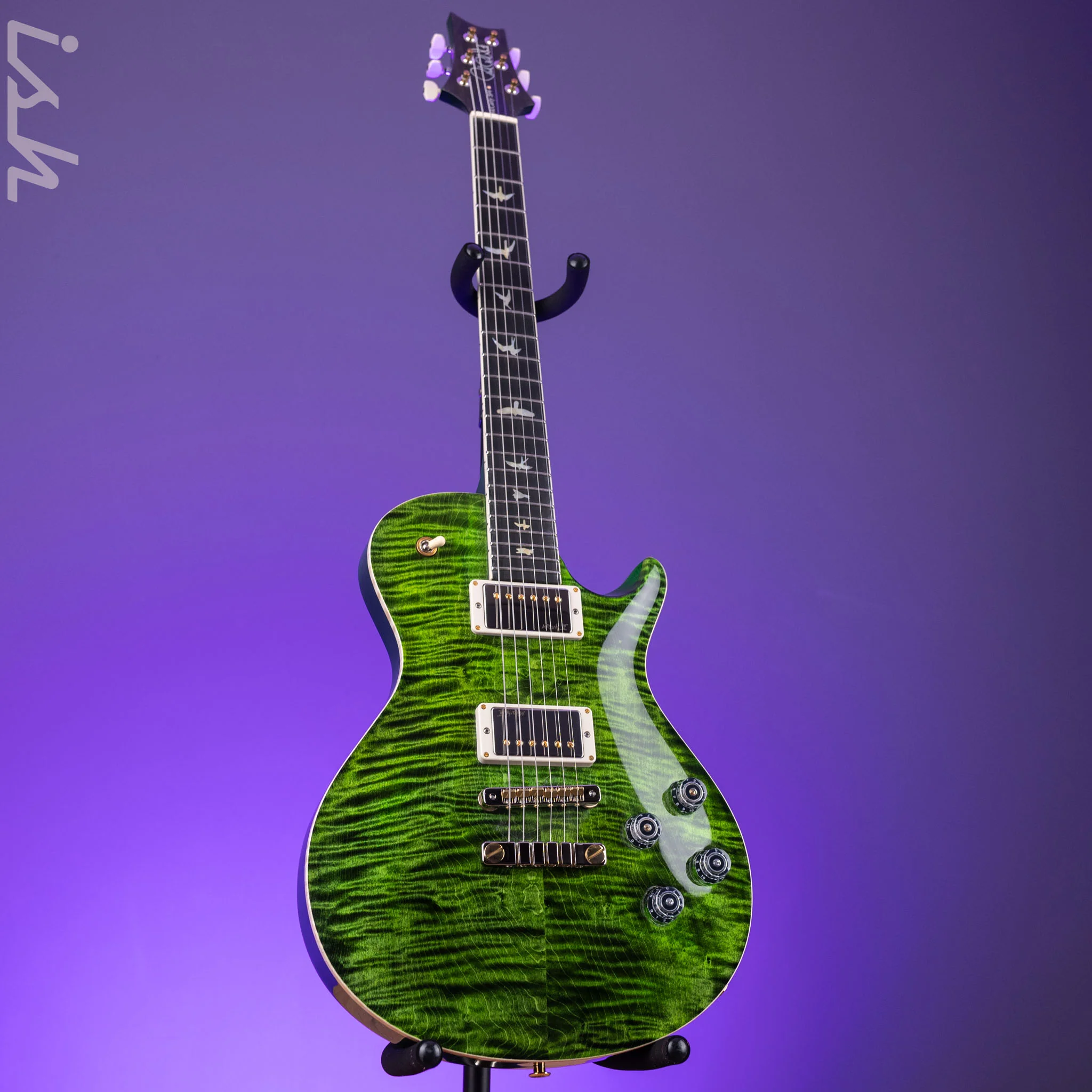 2025 PRS Wood Library McCarty 594 Singlecut 10-Top Jade - Image 2