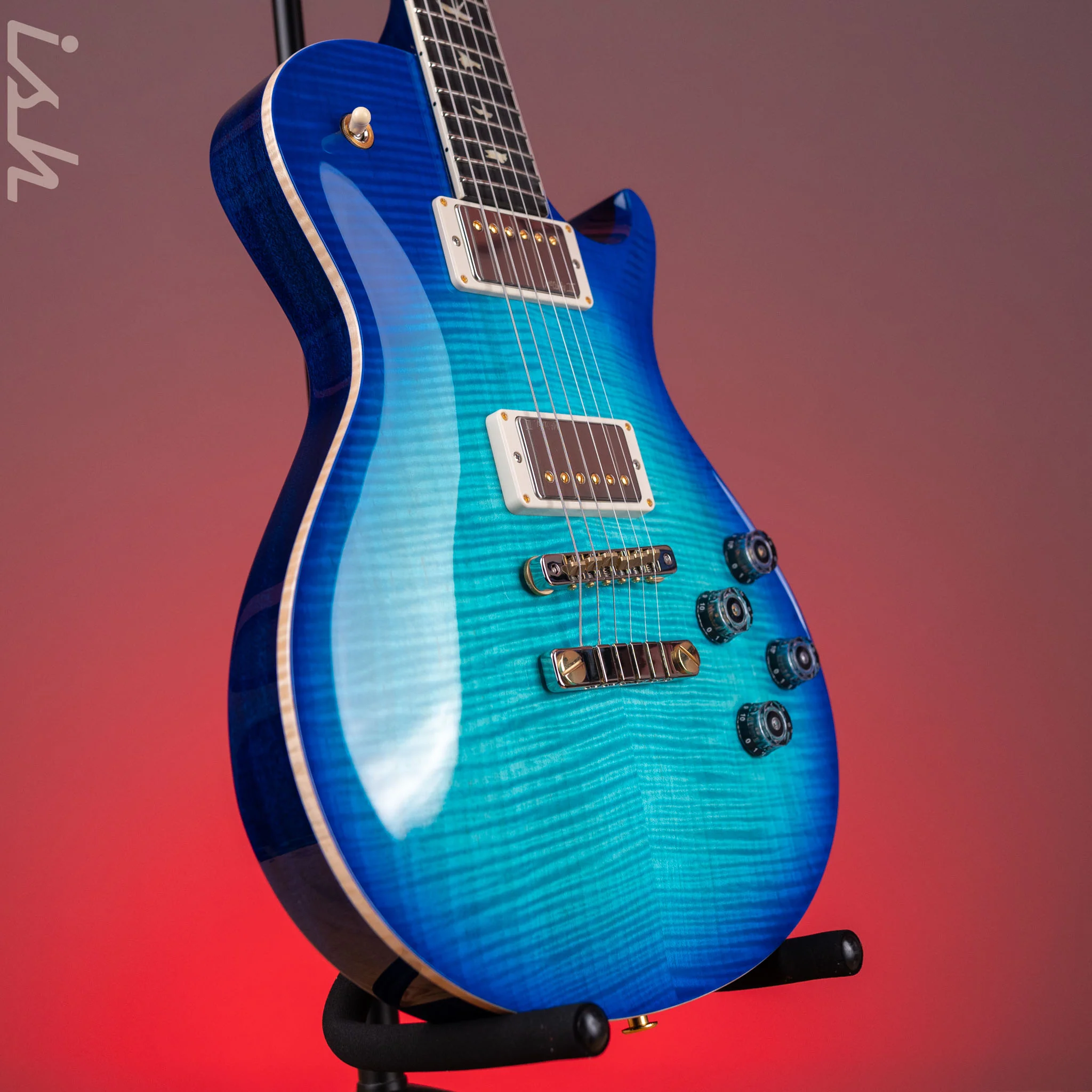2025 PRS Wood Library McCarty 594 Singlecut 10-Top Makena Blue - Image 3