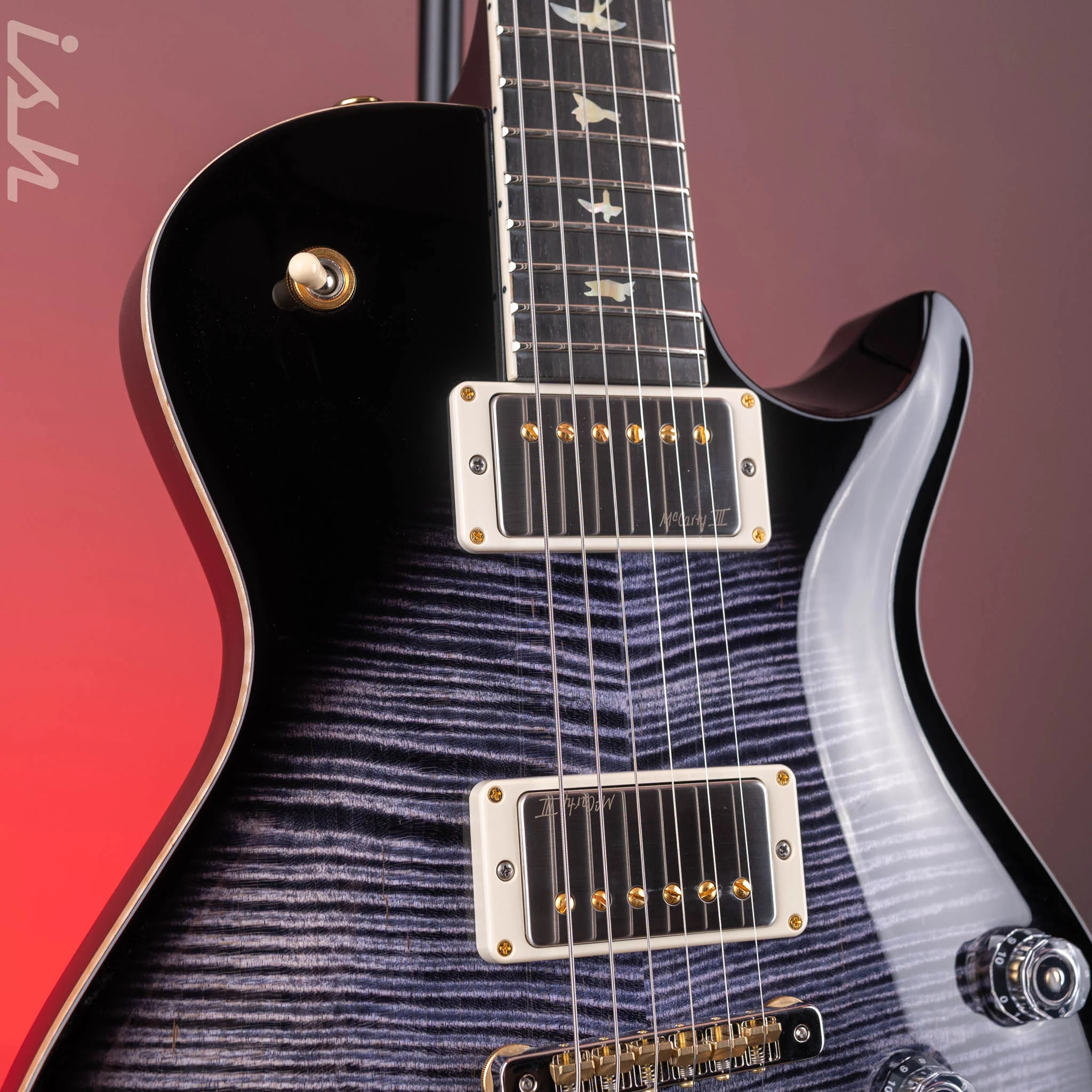 PRS Wood Library McCarty 594 Singlecut 10-Top Purple Mist - Image 4