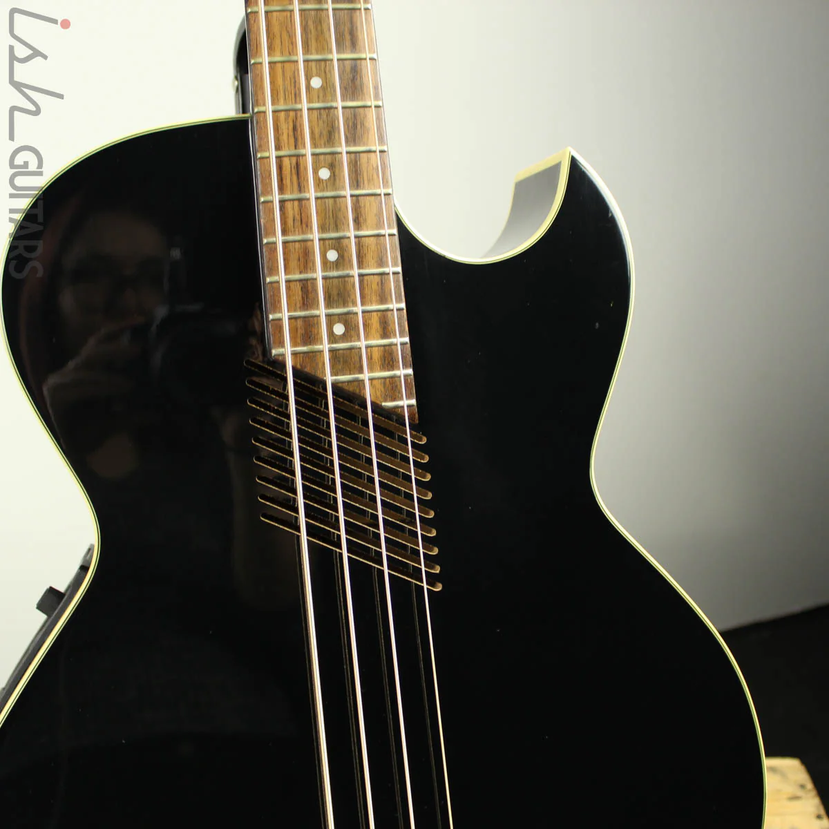 90s/00s Washburn AB-102 Acoustic Bass - Image 3