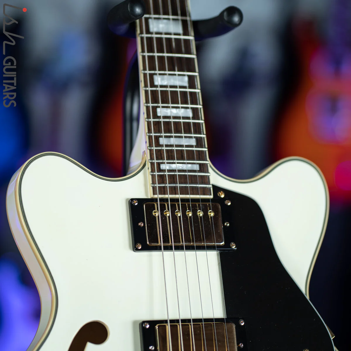 Agile AS-820 Semi-Hollow Aged White - Image 5