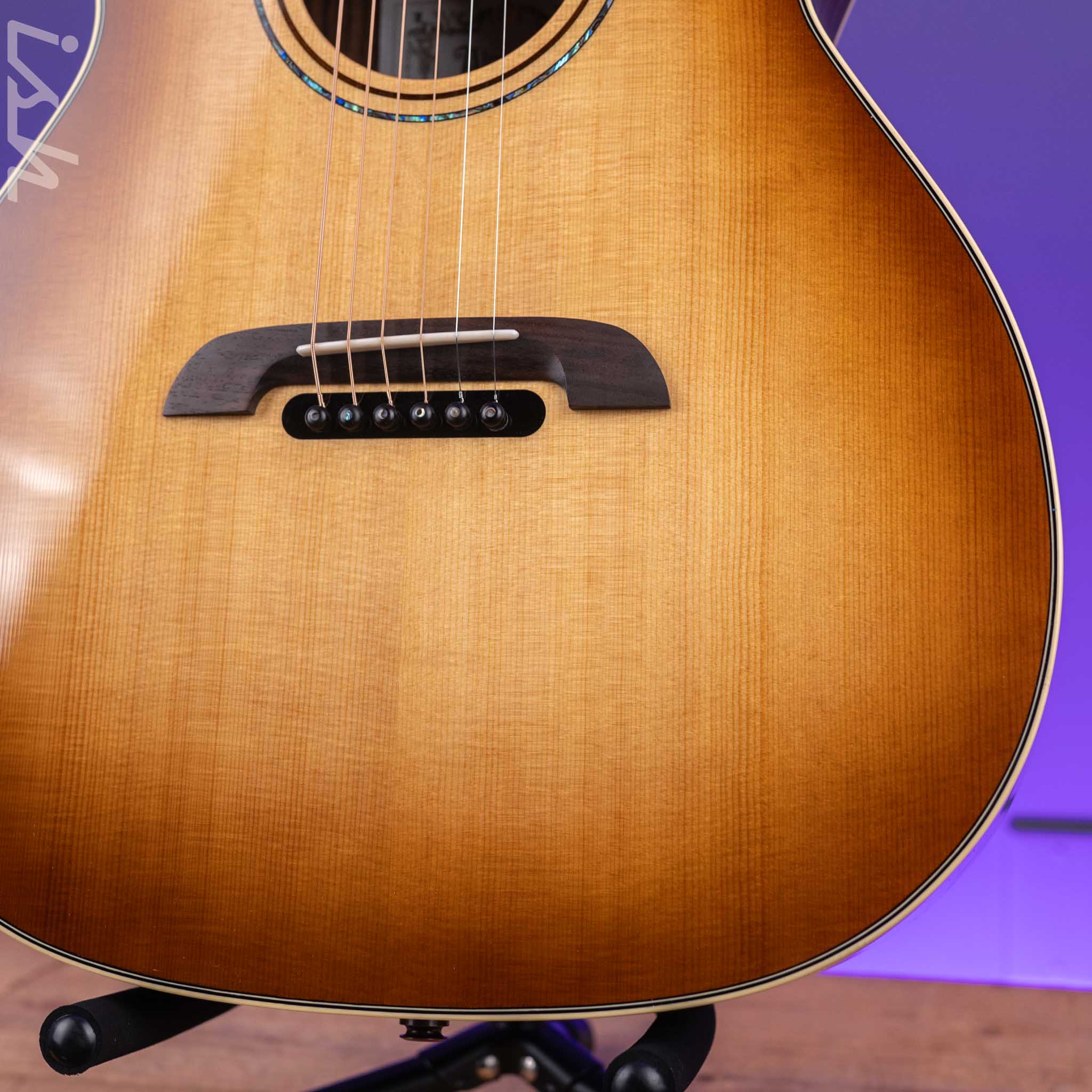 Alvarez FY70ce Yairi Standard Acoustic-Electric Guitar Shadowburst - Image 4