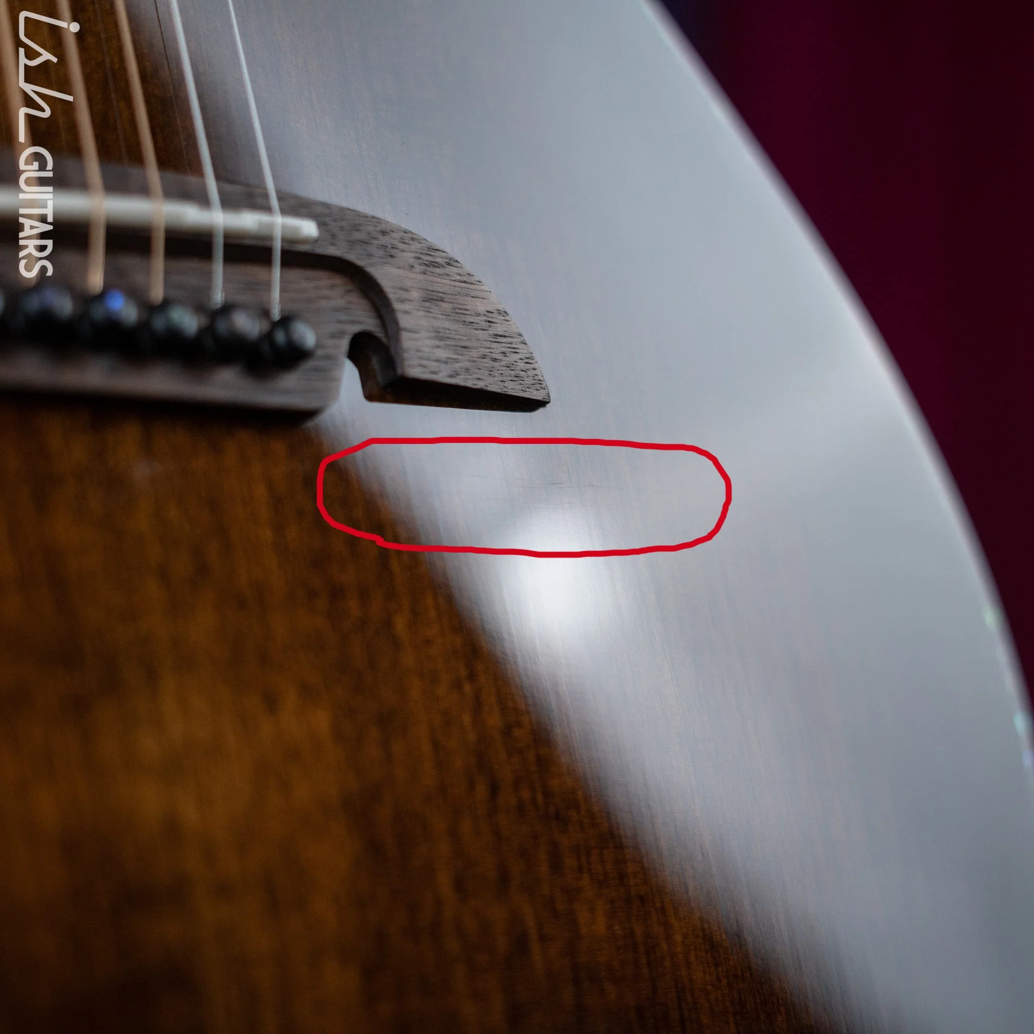 Alvarez MGA77CEAR Masterworks Elite Acoustic-Electric Guitar Shadow Burst - Image 7