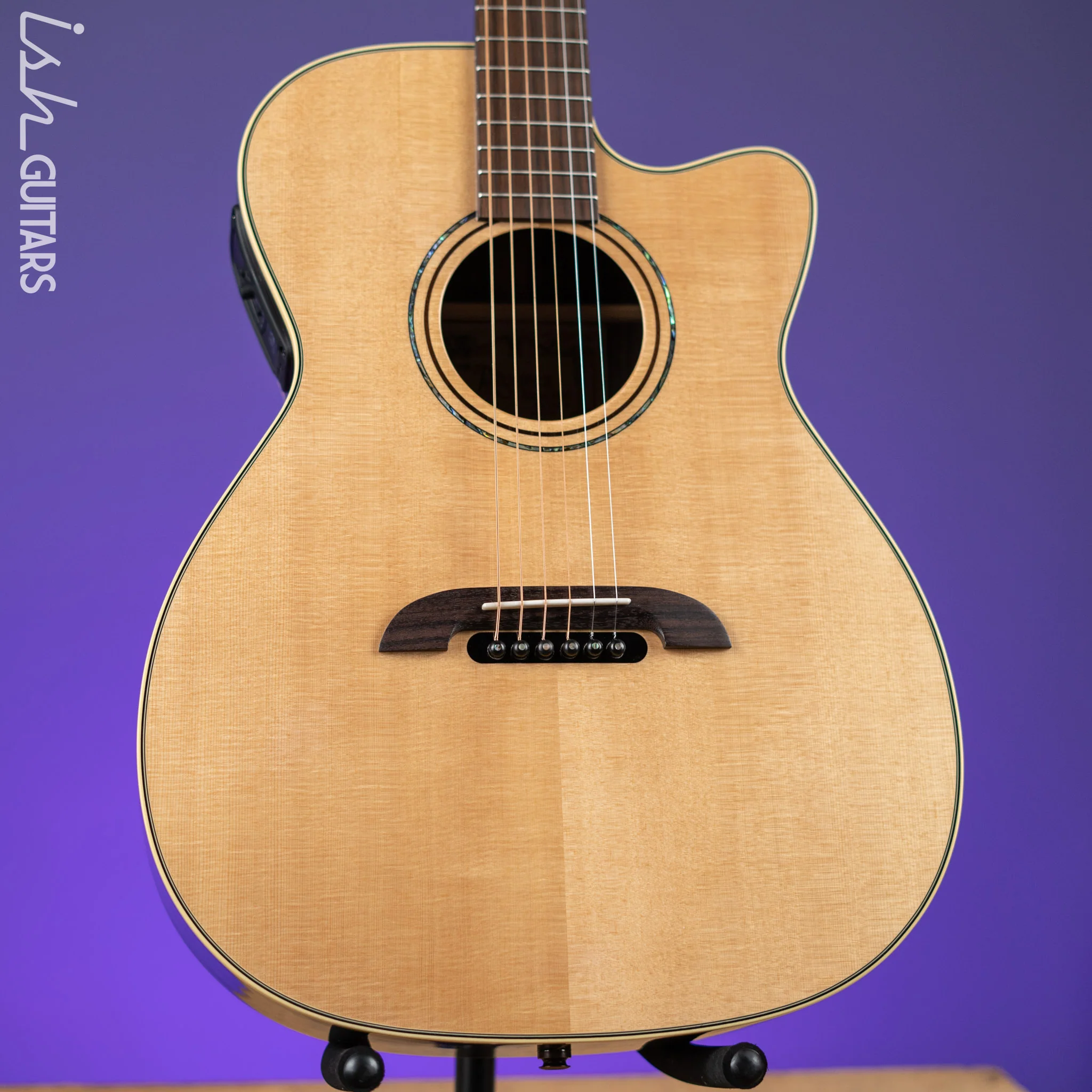 Alvarez Yairi FY70CE Standard Folk Cutaway Natural B-Stock - Image 2