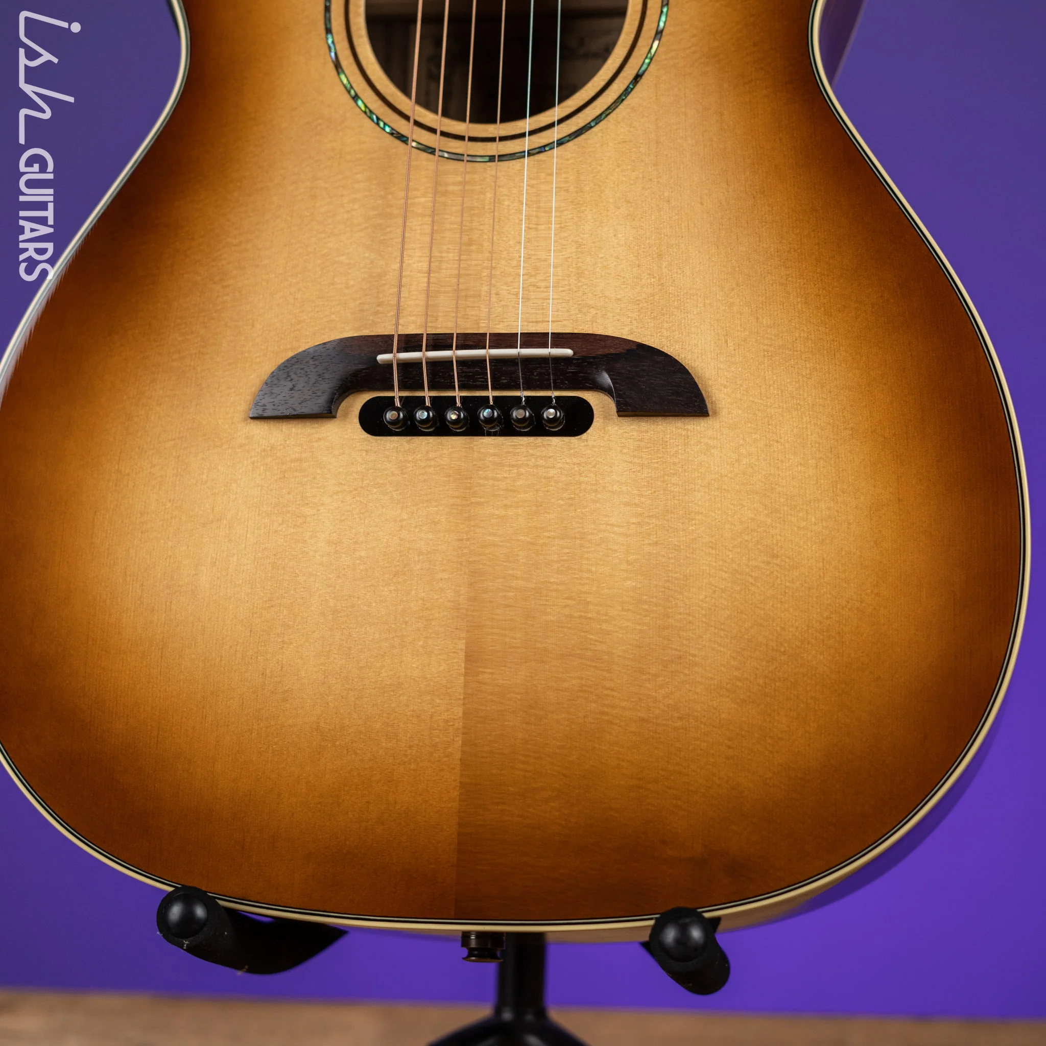 Alvarez Yairi FY70CESHB Standard Series Acoustic-Electric Guitar Shadow Burst - Image 5