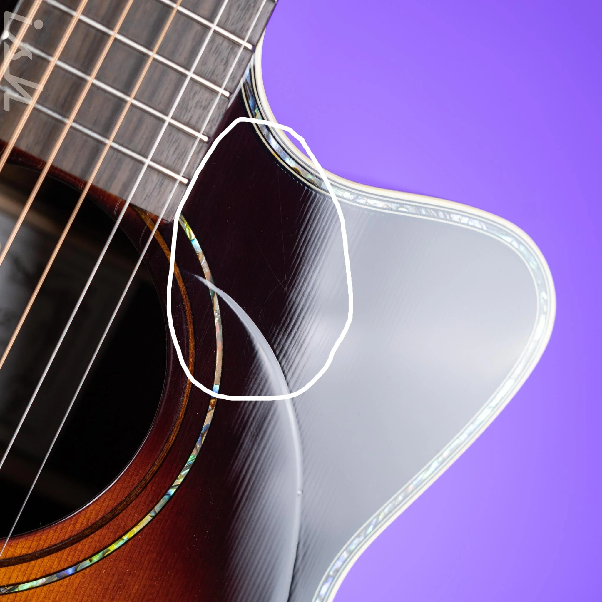 Alvarez Yairi WY1 Weir Stage Model Acoustic-Electric Guitar Sunburst B-Stock - Image 7